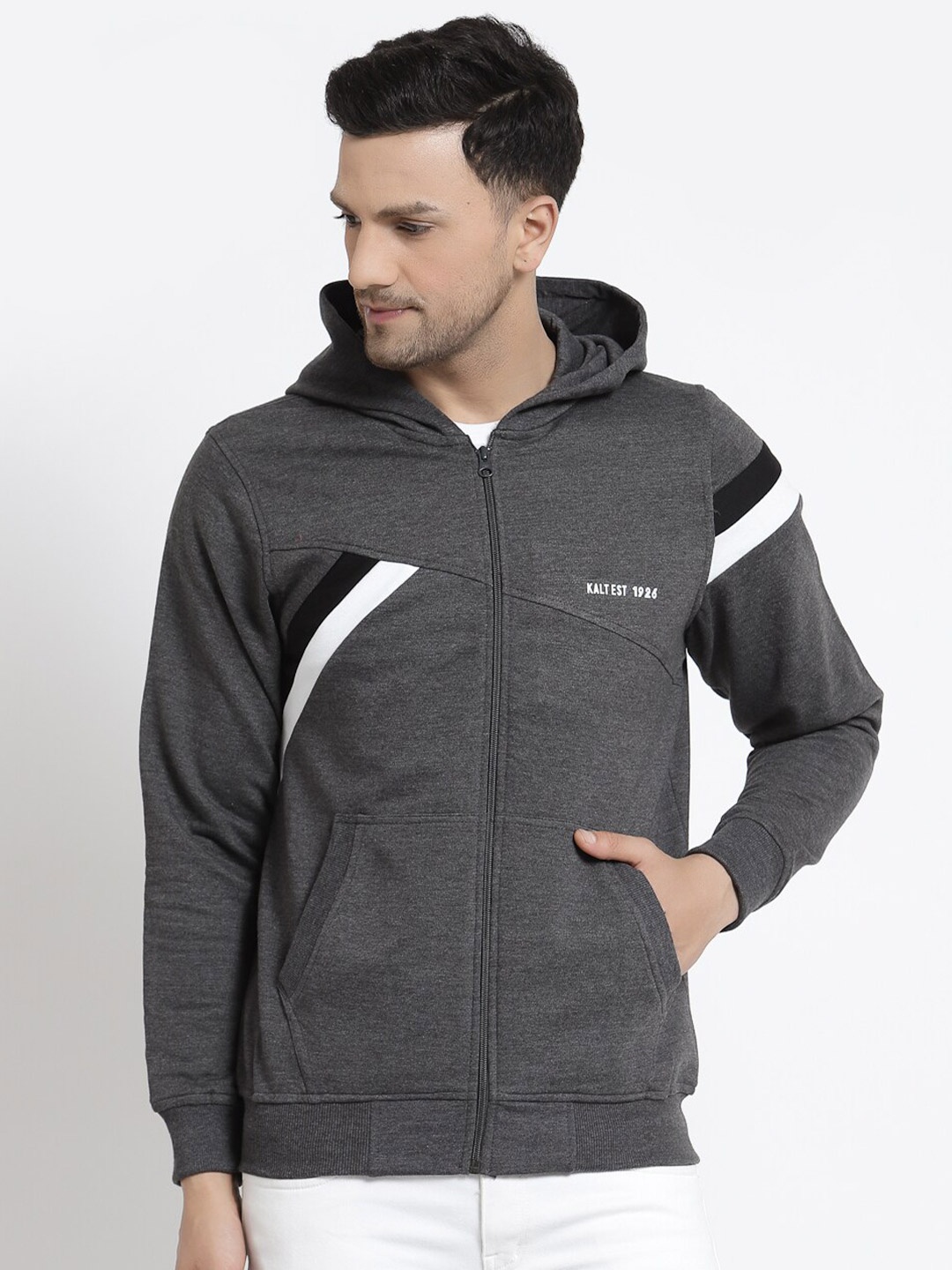 

Kalt Men Grey Sweatshirt