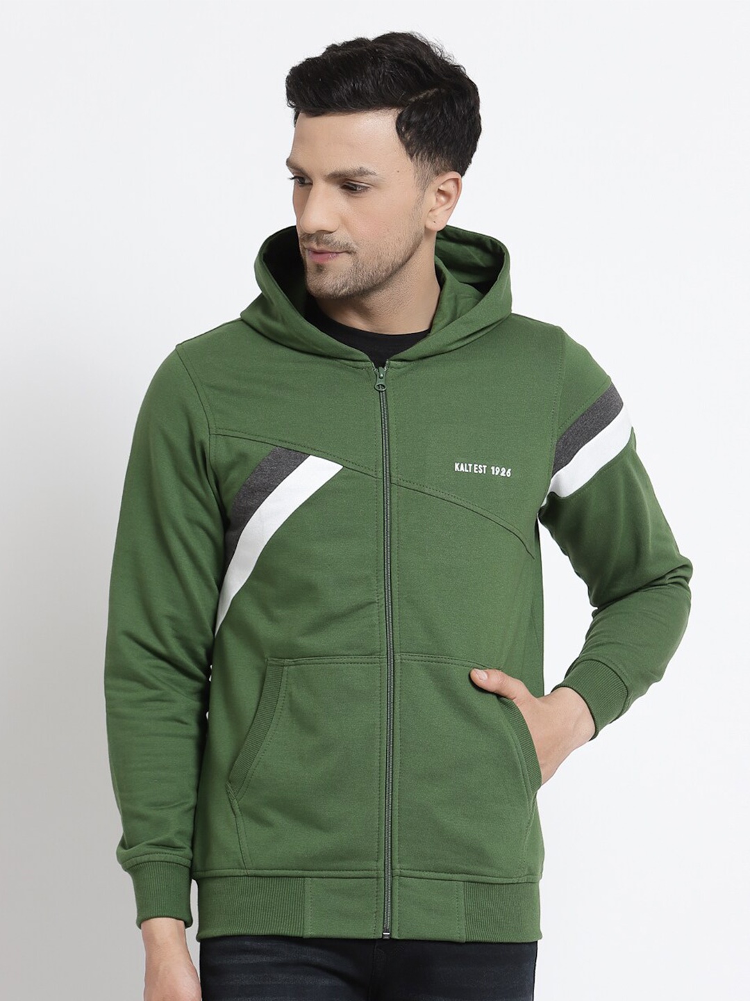 

Kalt Men Green Sweatshirt