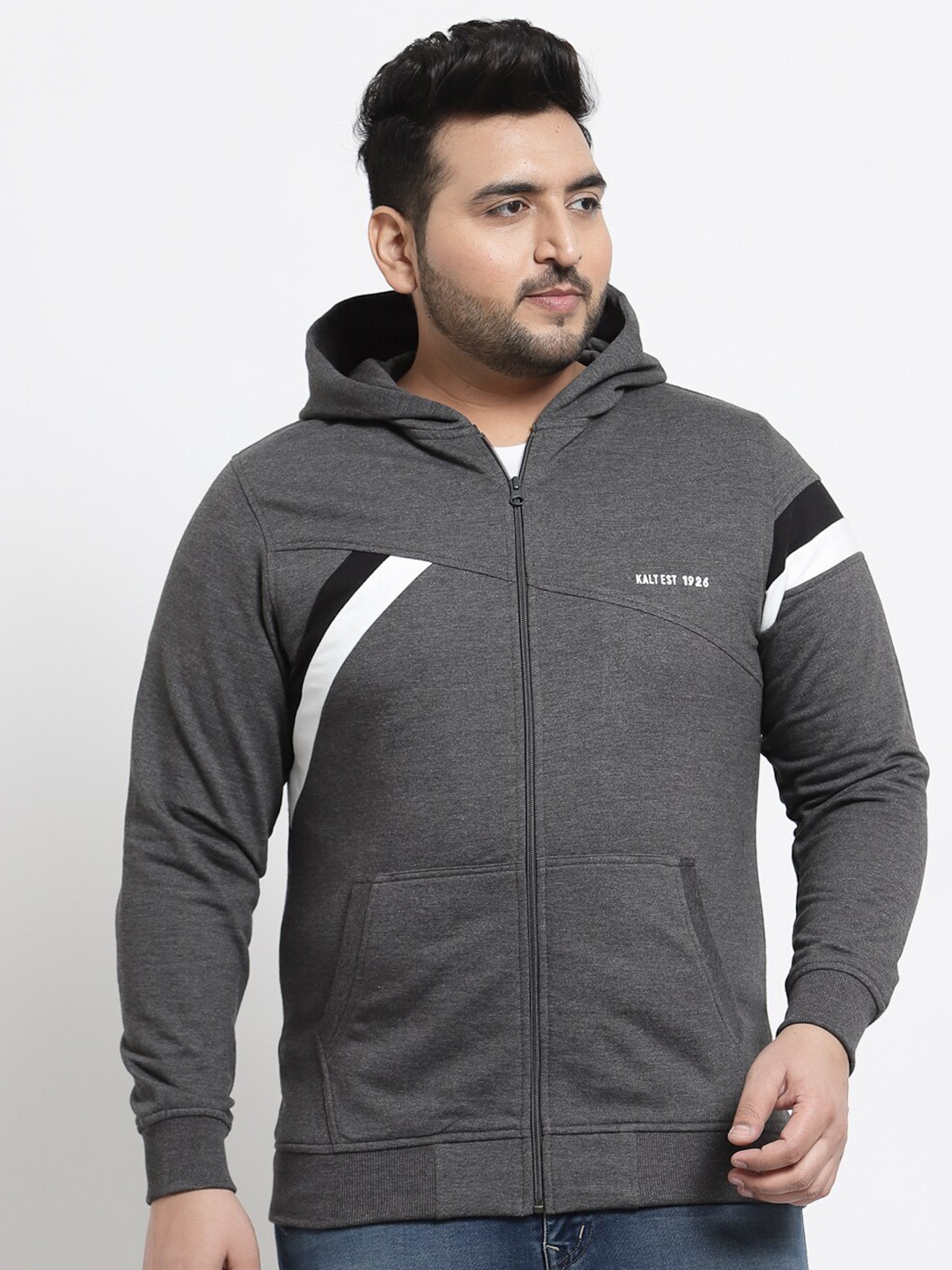 

Kalt Men Grey Sweatshirt