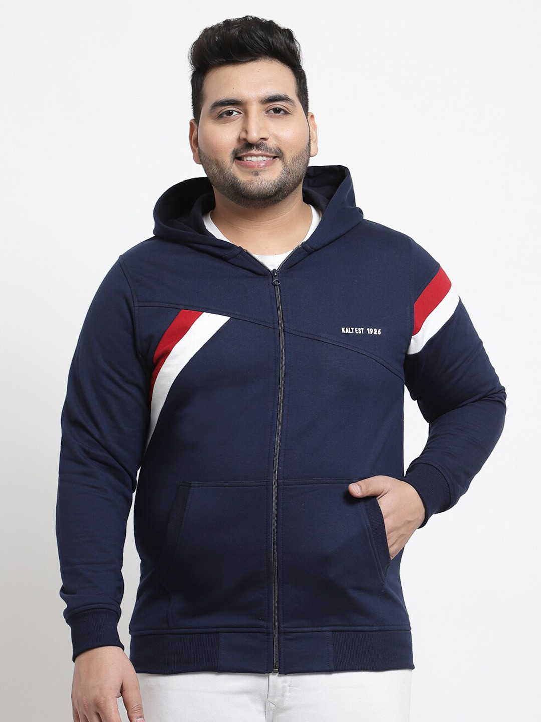 

Kalt Men Navy Blue Sweatshirt