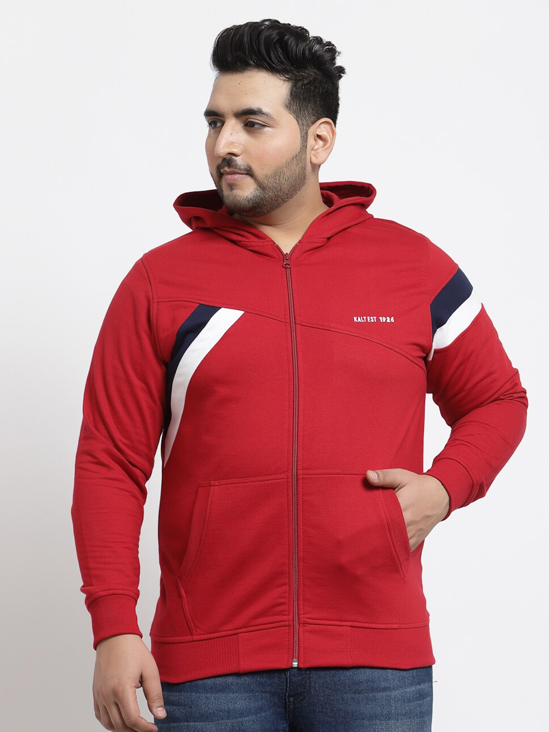 

Kalt Men Red Sweatshirt