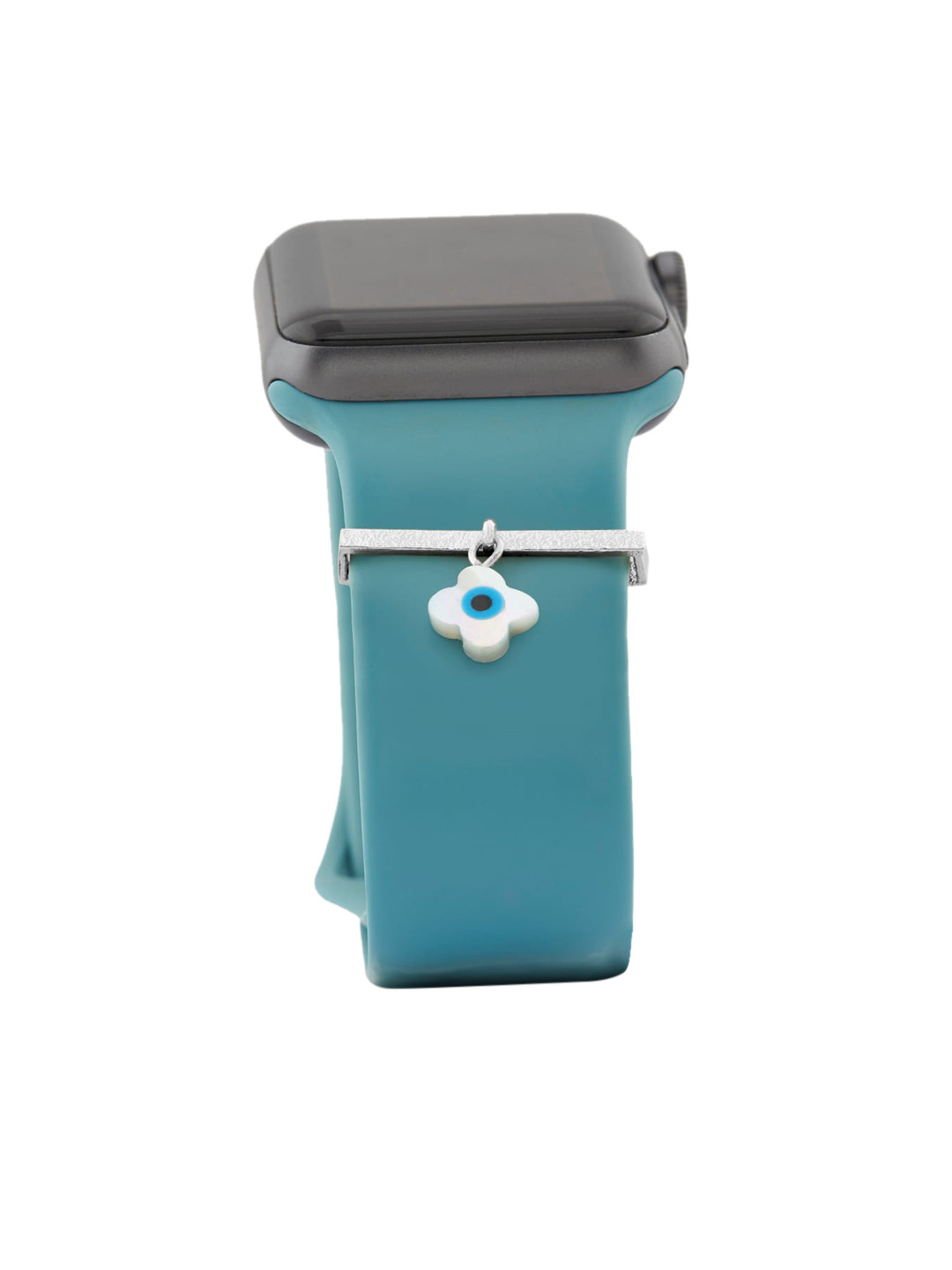 

MINUTIAE Women White Gold-Plated Mother Of Pearl Watch Charm