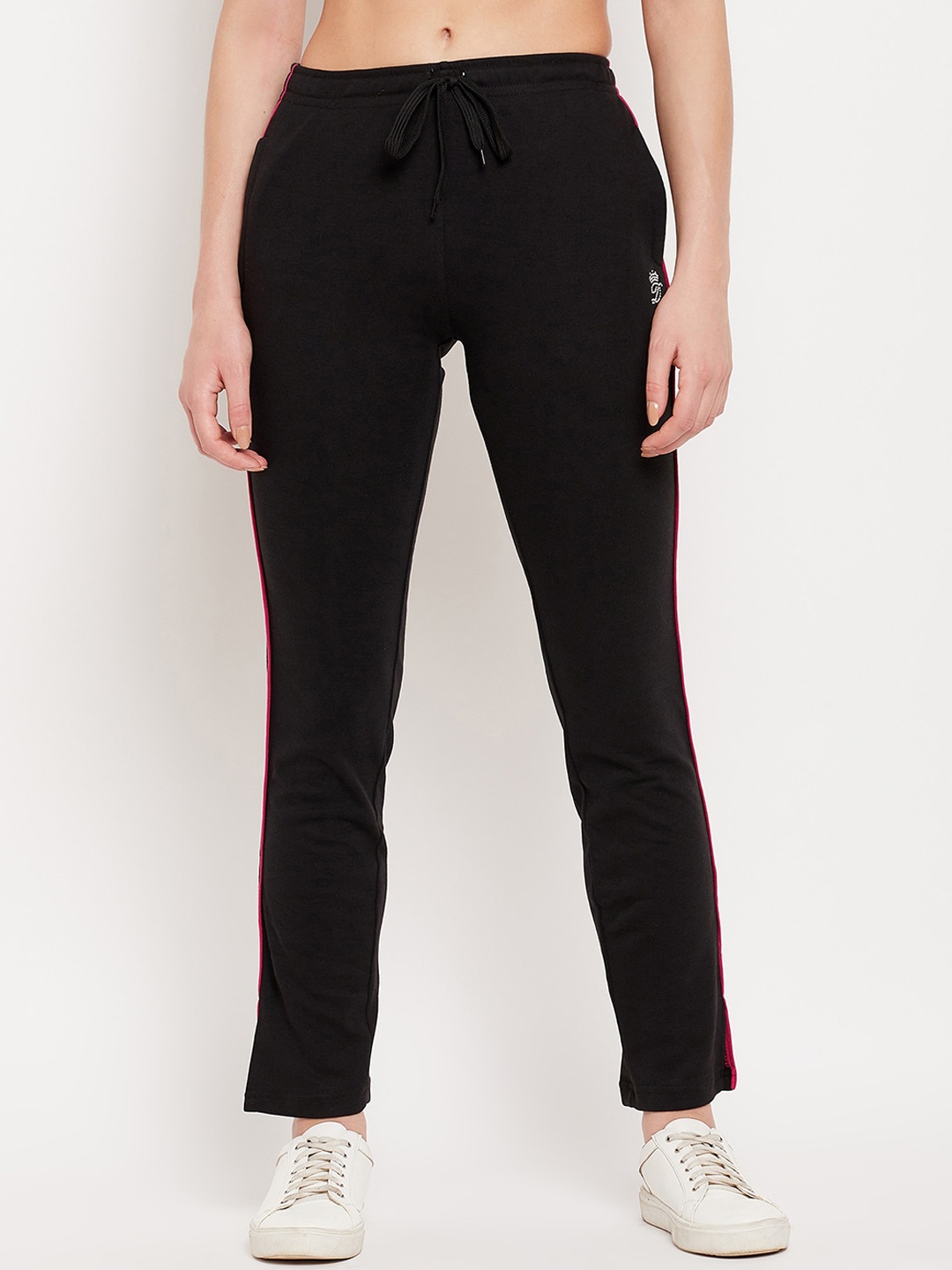 

Duke Women Black & Red Striped Track Pant