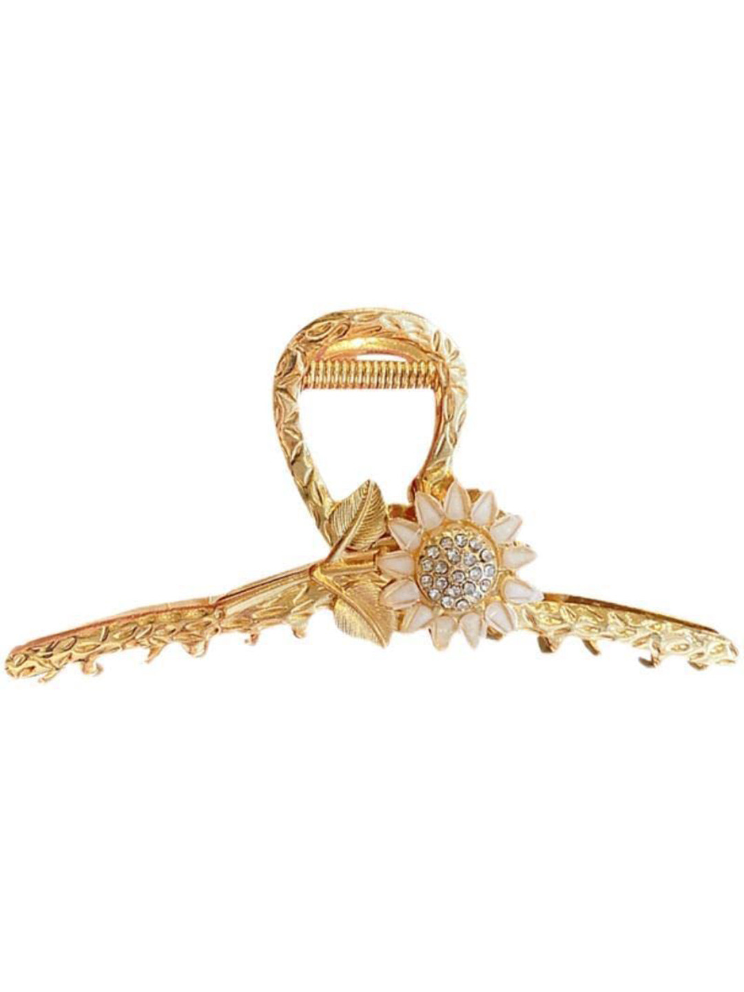 

VAGHBHATT Women Gold-Toned Claw Clip