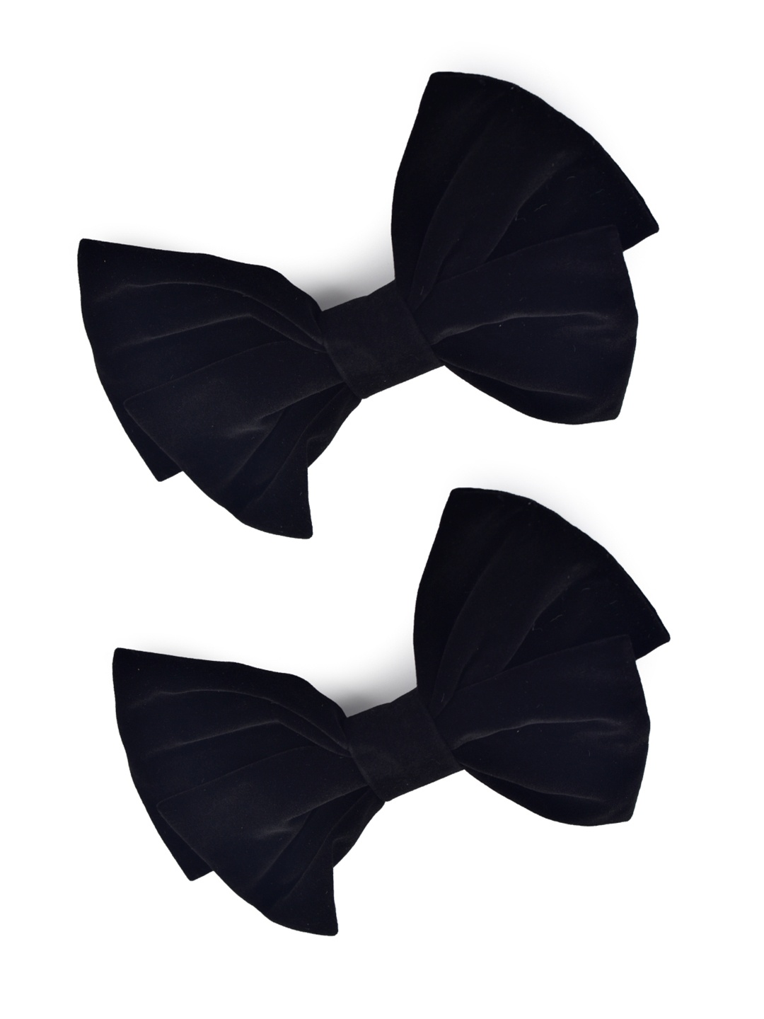 

GUBB Black Set of 2 Bow Knot Velvet Hair Clips