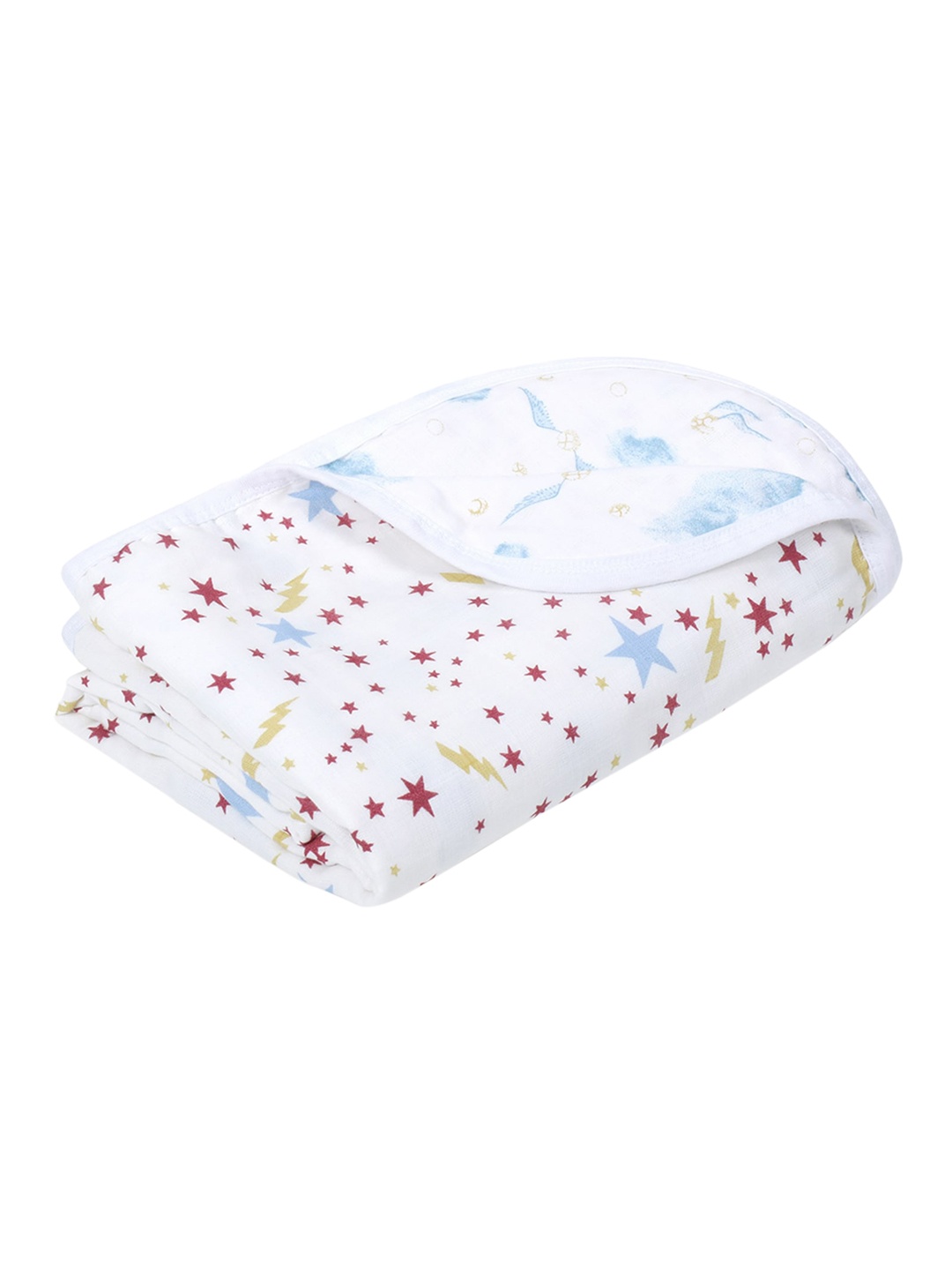 

haus & kinder Unisex Kids Red Blankets Quilts and Dohars, White