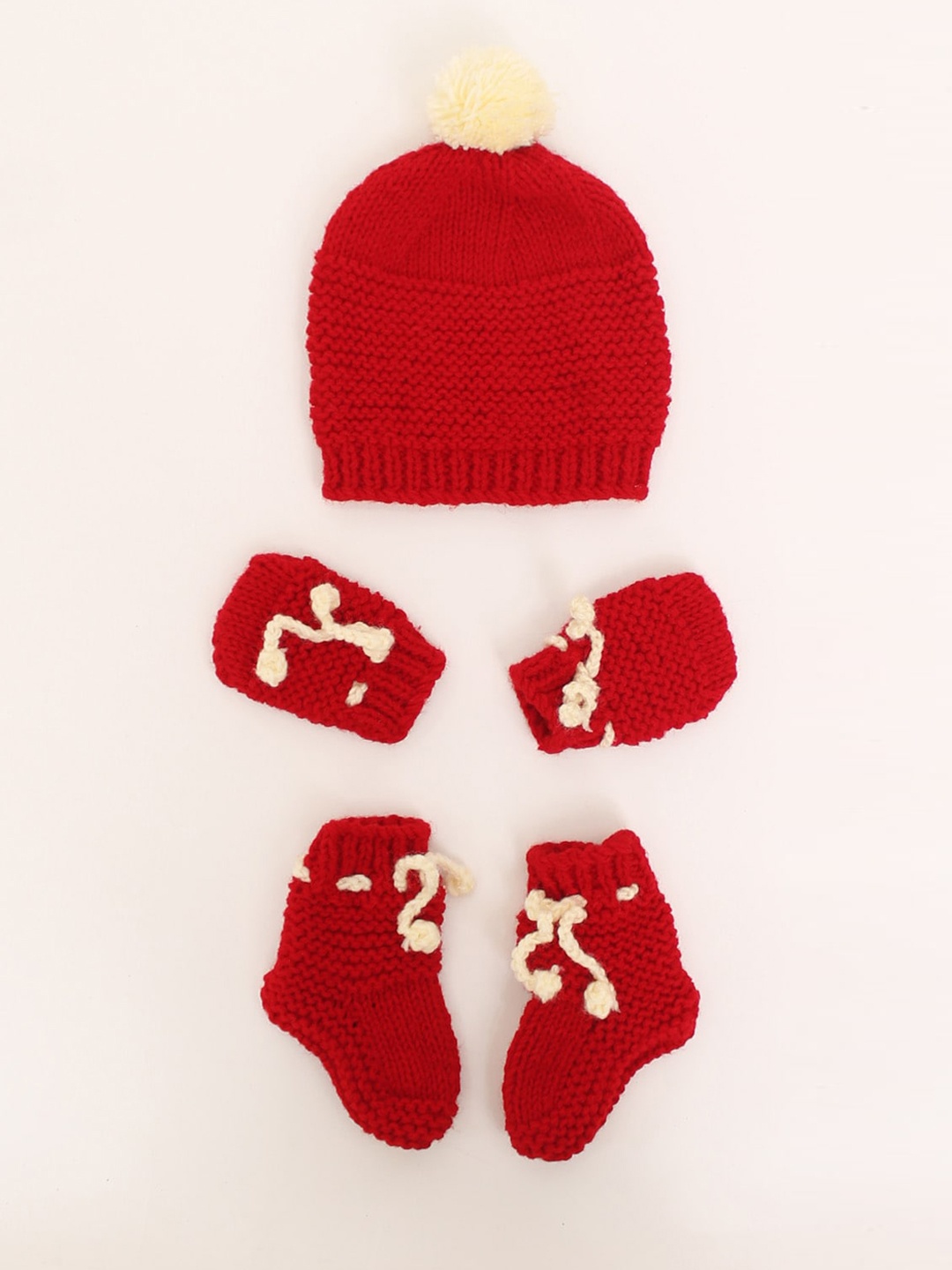 

Woonie Unisex Kids Red Caps
