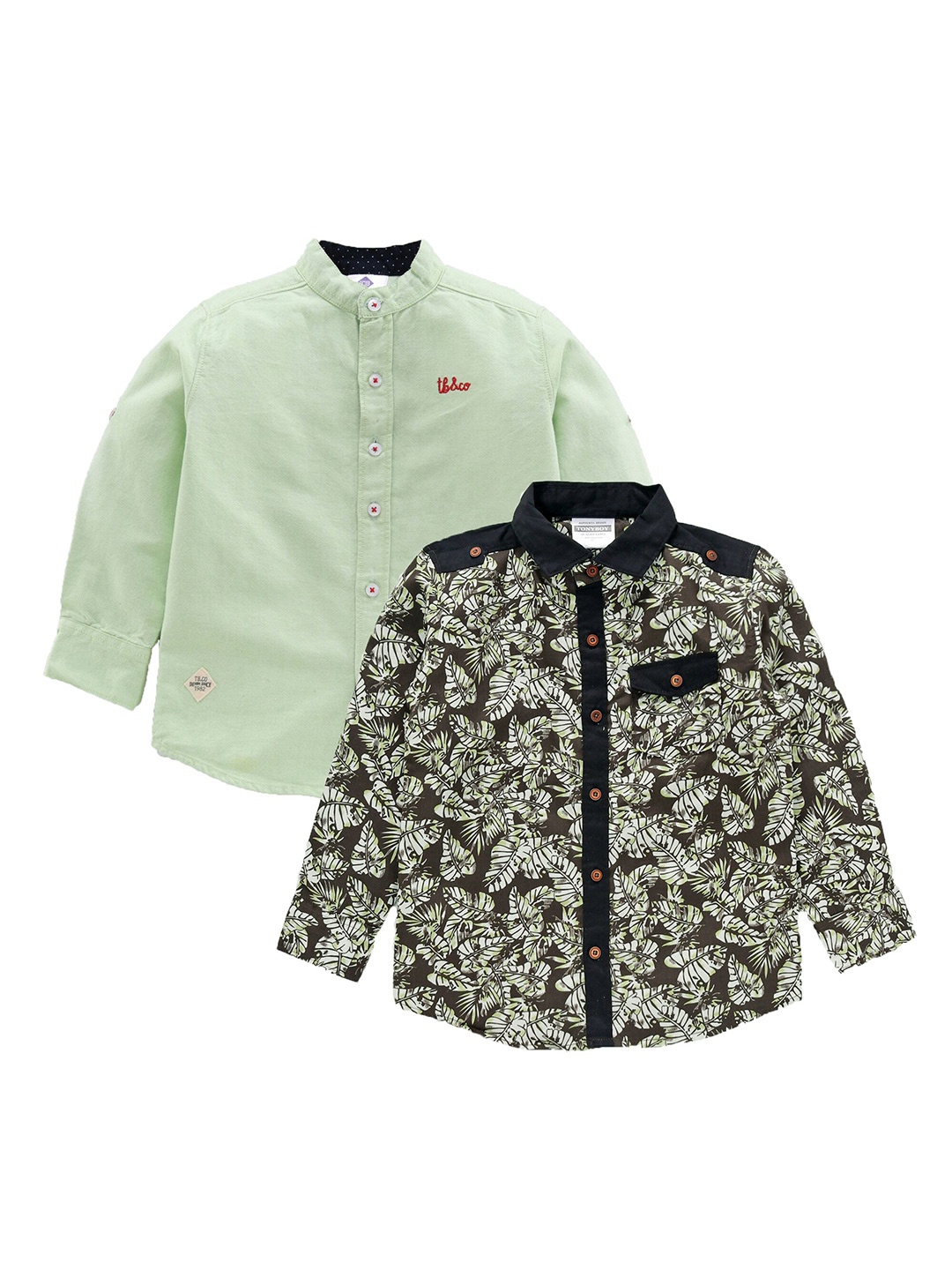 

TONYBOY Boys Multicoloured Premium Floral Printed Casual Shirt, Multi