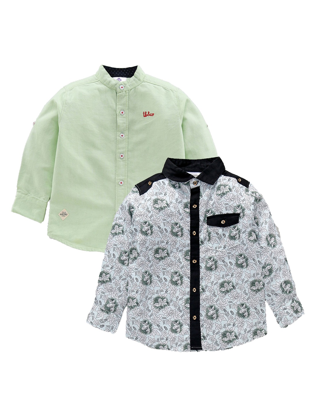

TONYBOY Boys Multicoloured Premium Printed Casual Shirt, Multi