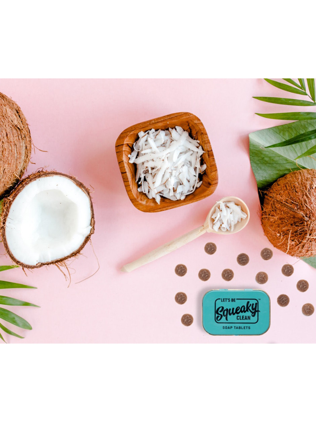 

SqueakyClean Set Of 3 Soap Tablets - Vanilla Coconut With Spicy Orange & Sweet Lavender, Assorted