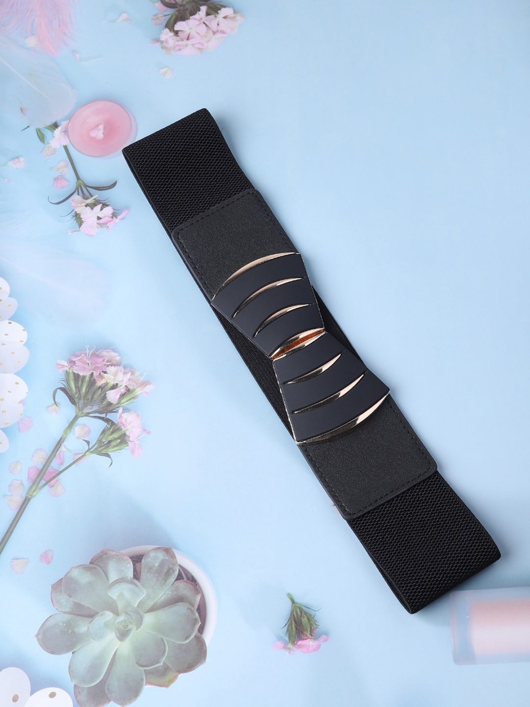 

Kastner Women Black Stretchable Elastic Belt