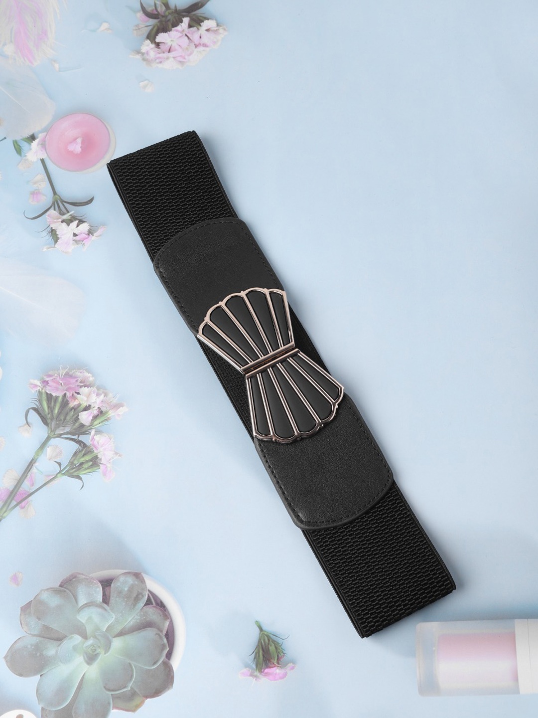 

Kastner Women Black Embellished Stretchable Belt