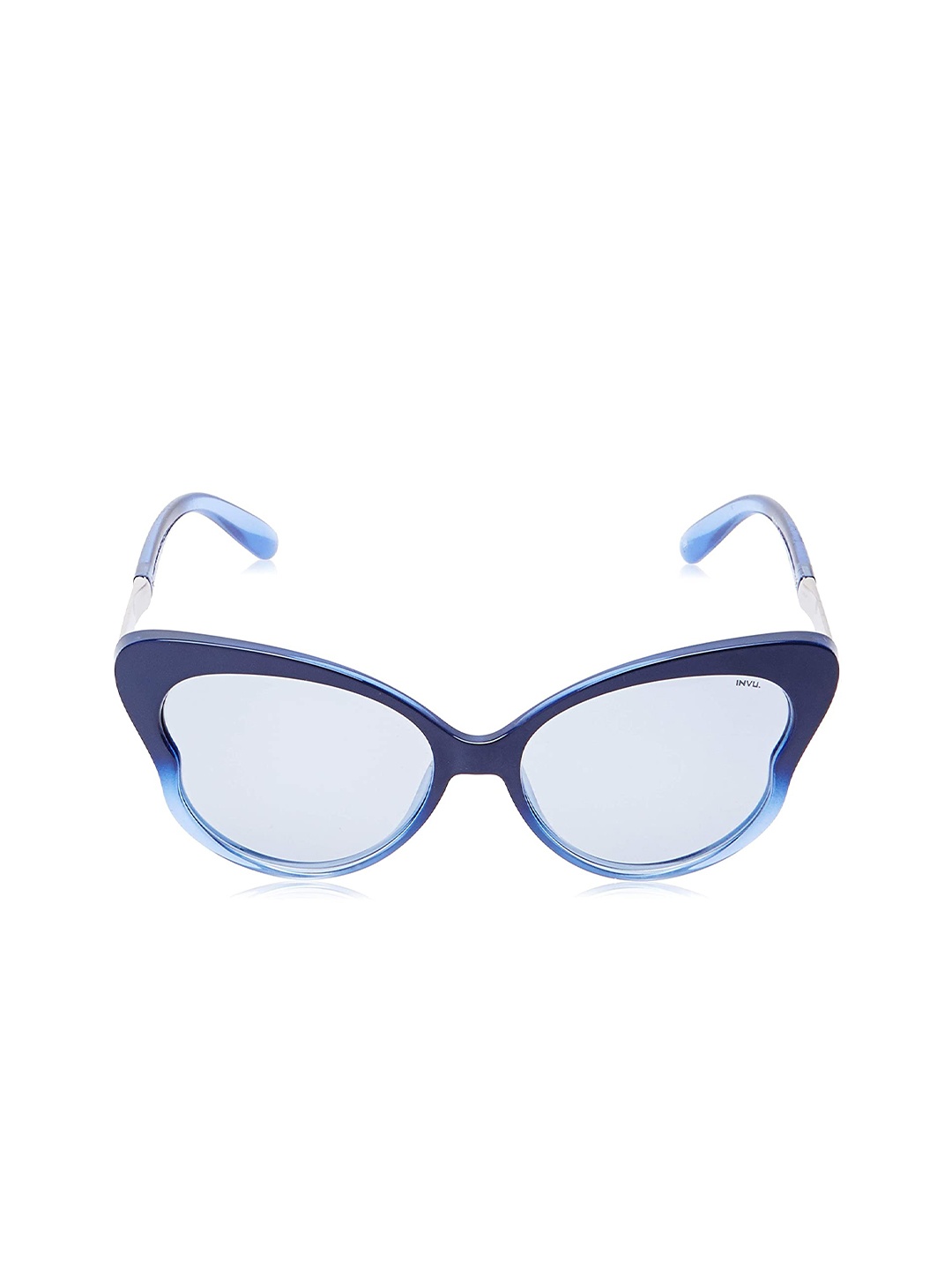 

INVU Women Blue Lens & Blue Cateye Sunglasses with UV Protected Lens