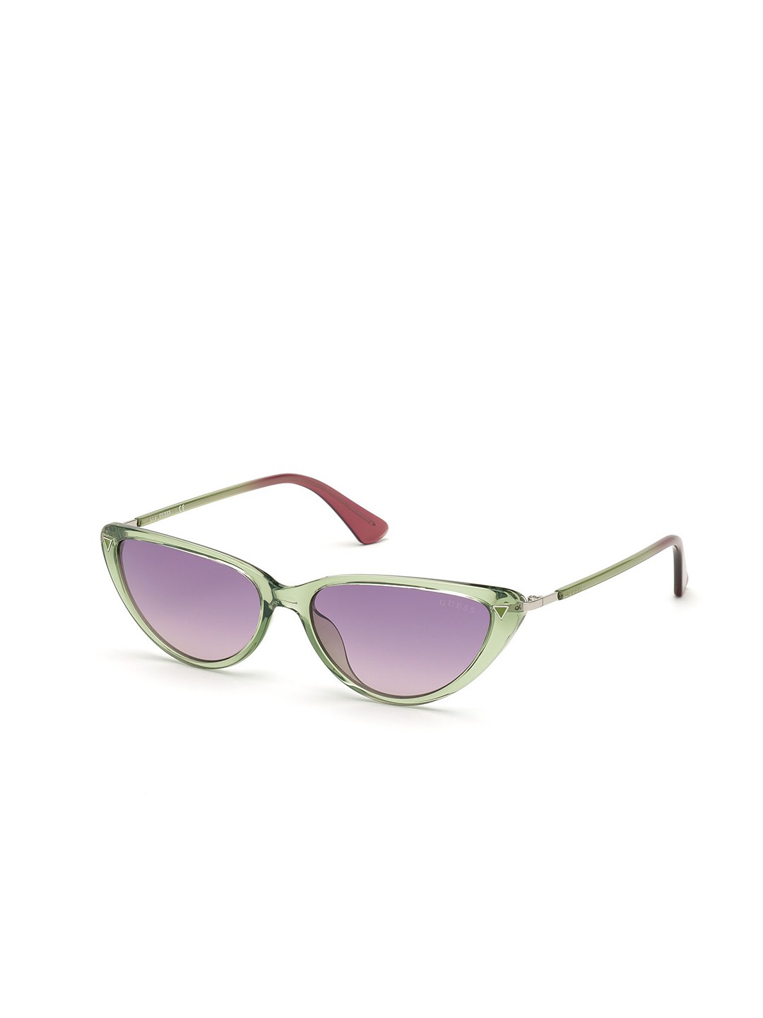

GUESS Women Purple Lens & Green Cateye Sunglasses with UV Protected Lens