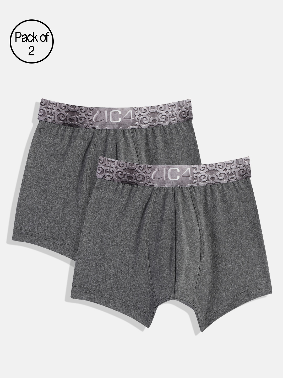 

IC4 Boys Pack of 2 Charcoal Grey Trunks 0C2004P2