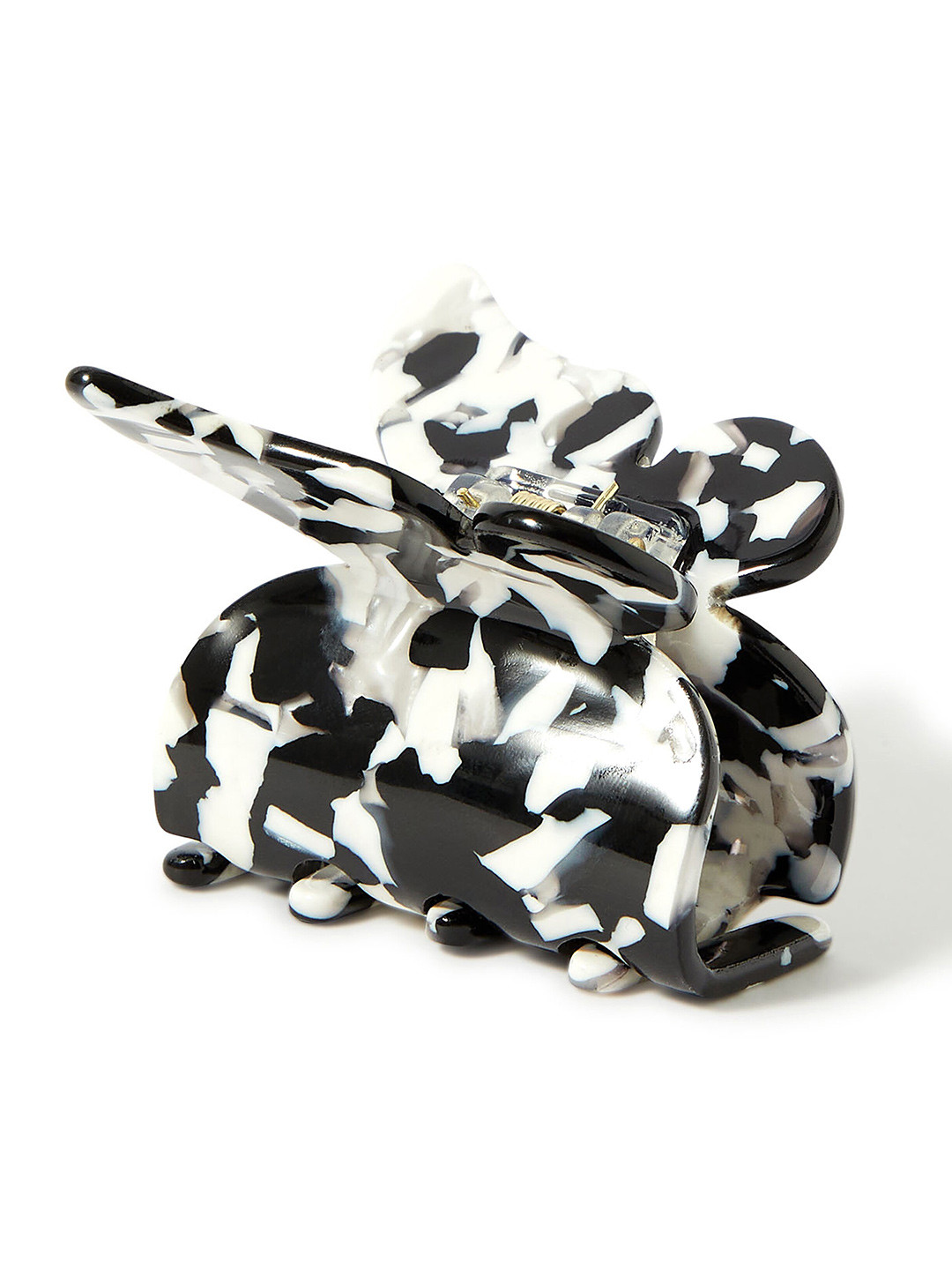 

Accessorize Women Black & White Claw Clip