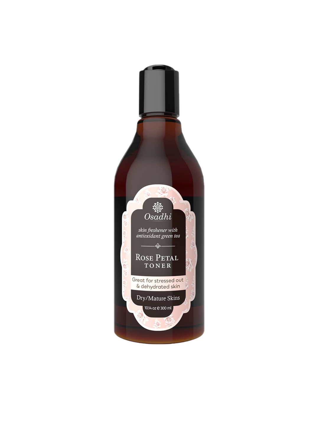 

Osadhi Rose Petal Toner with Antioxidant-Rich Green Tea - 300 ml, Brown