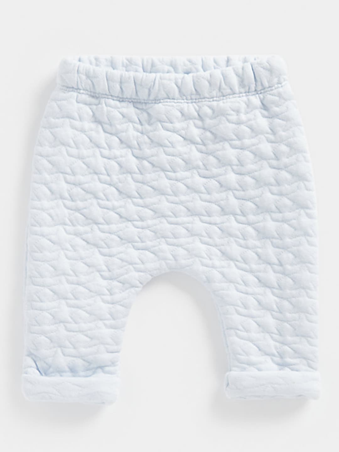 

mothercare Infant Boys Blue Organic Cotton Wadded Track Pants