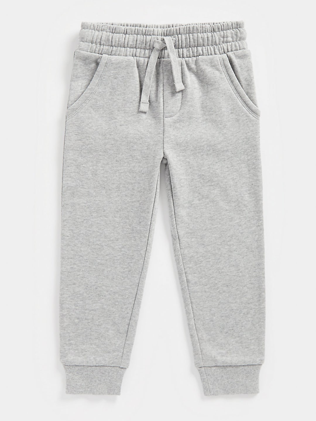 

mothercare Infant Boys Grey Solid Pure Cotton Joggers