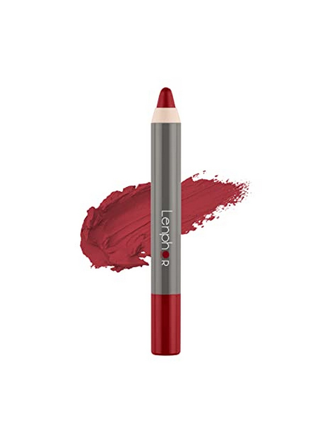 

Lenphor Long Lasting Matt Show-Off 2 in 1 Crayon Lip Pencil 2.8 g - Sunkissed Nude 004, Red