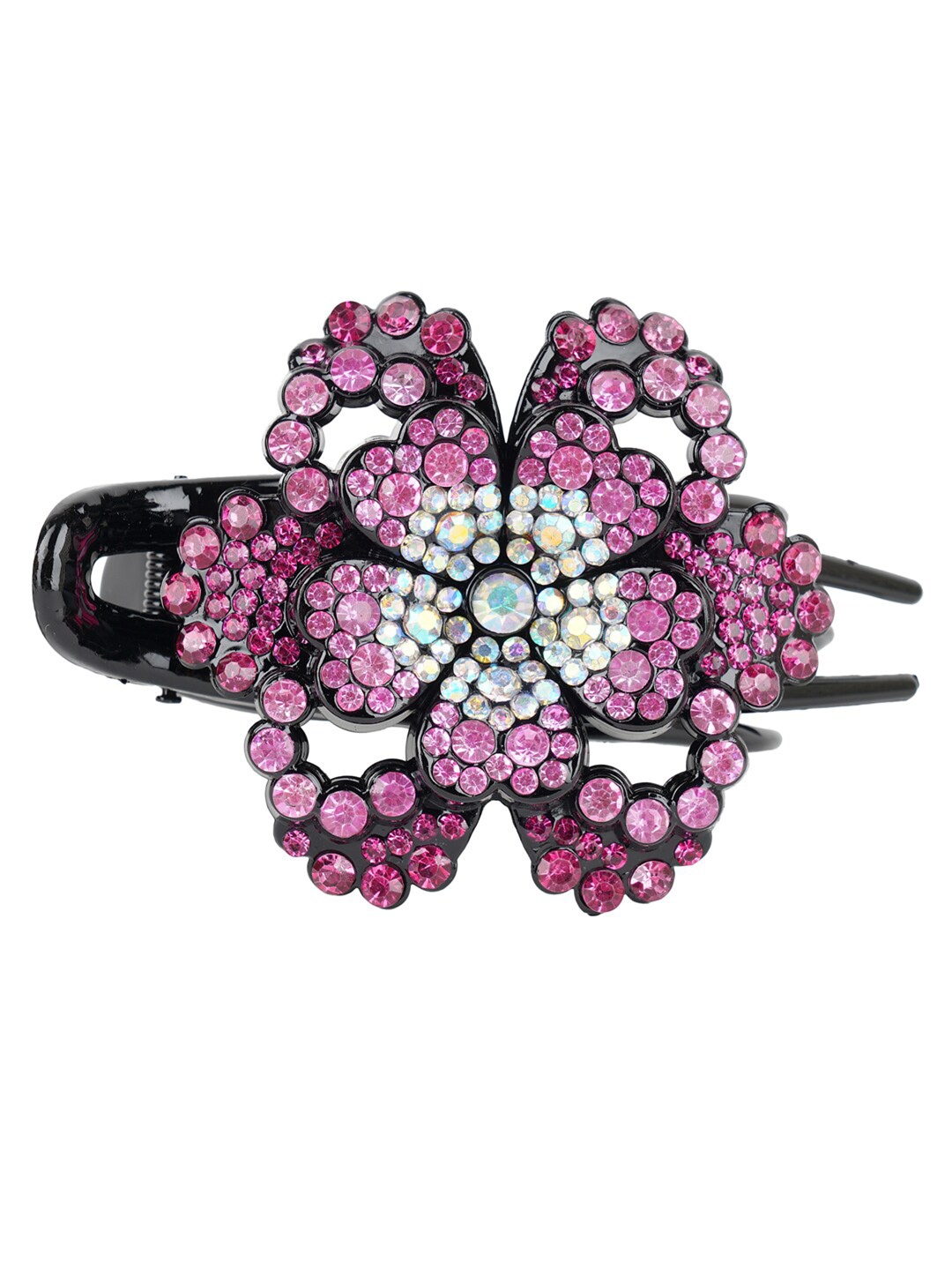 

MIZORRI Women Pink & Black Claw Clip