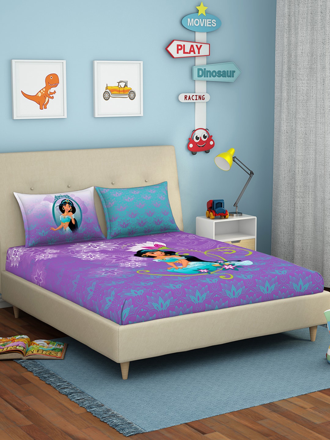 

SPACES Unisex Kids Purple Bedsheets