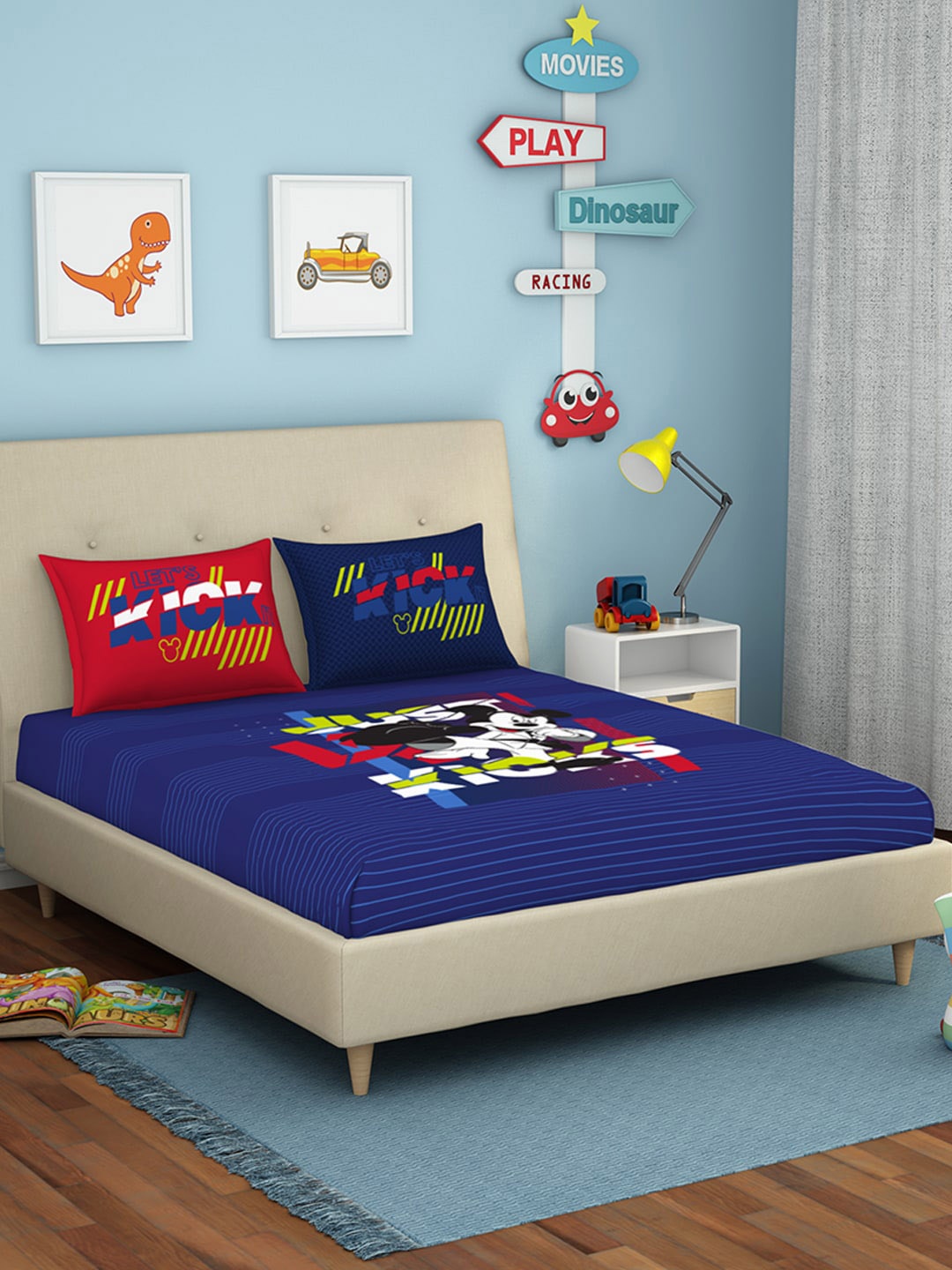 

SPACES Unisex Kids Blue Bedsheets