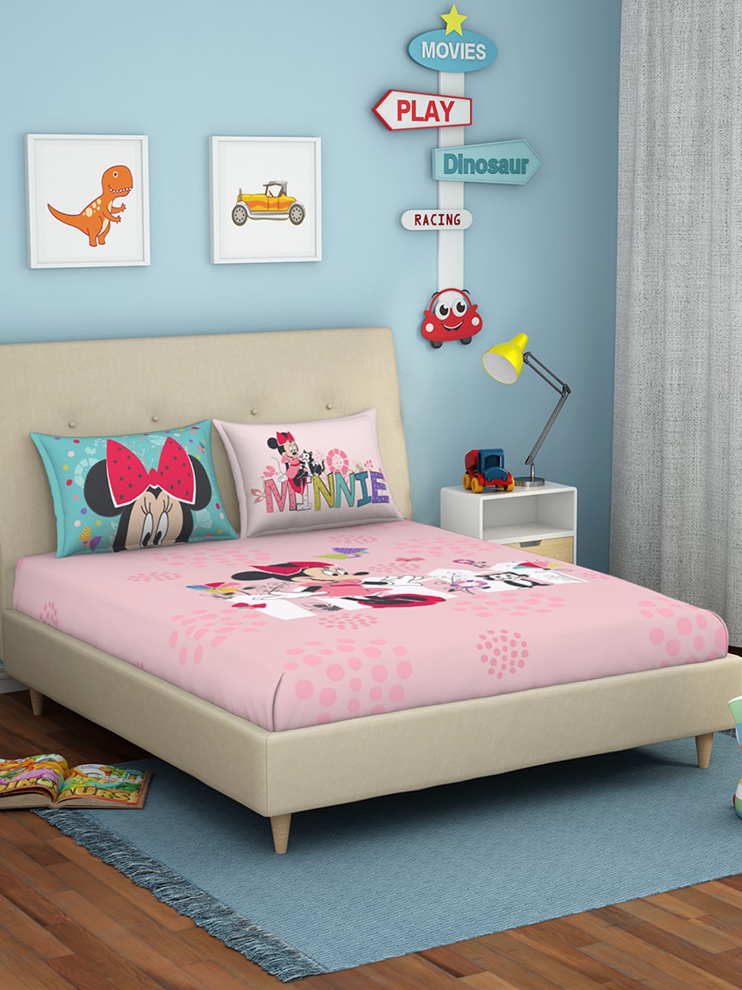 

SPACES Unisex Kids Pink Bedsheets