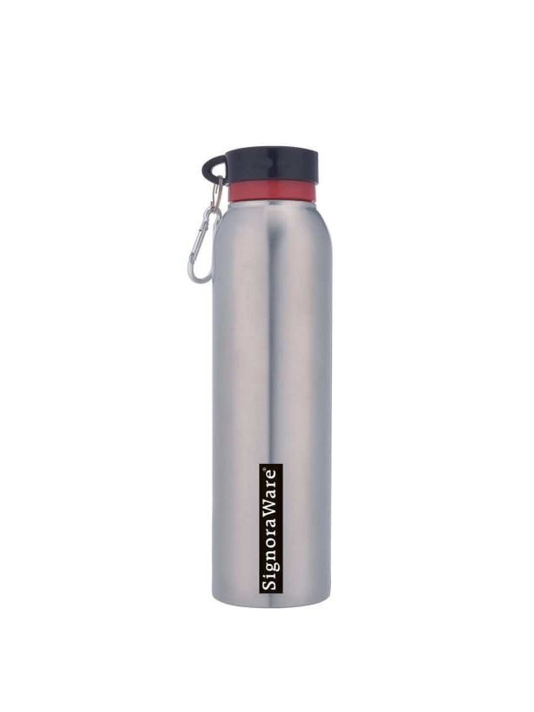 

SignoraWare Silver-Toned Solid 1 Ltr Stainless Steel Water Bottle