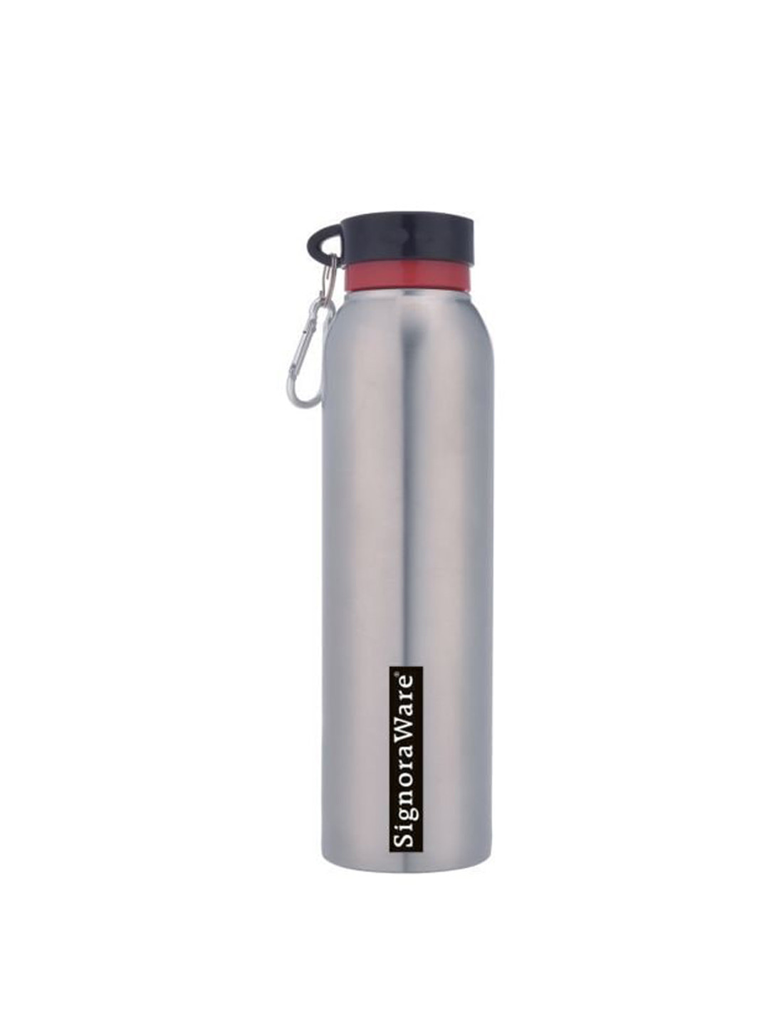 

SignoraWare Silver-Toned Solid Water Bottle 750 ML