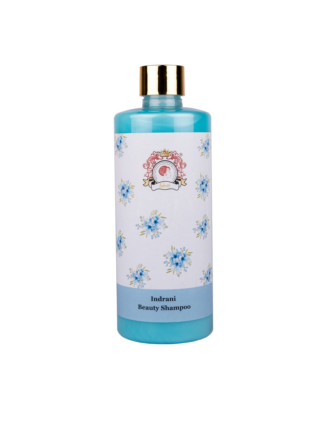 

Indrani Cosmetics Cruelty-Free Beauty Shampoo for All Hair Types - 500 ml, Blue