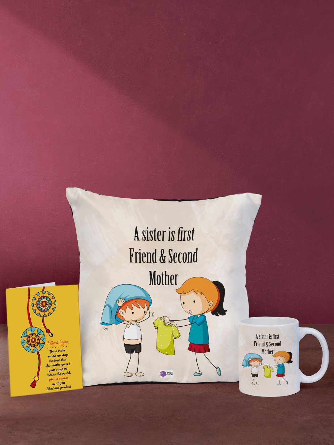 

Crazy Corner White Printed Home Gift Sets