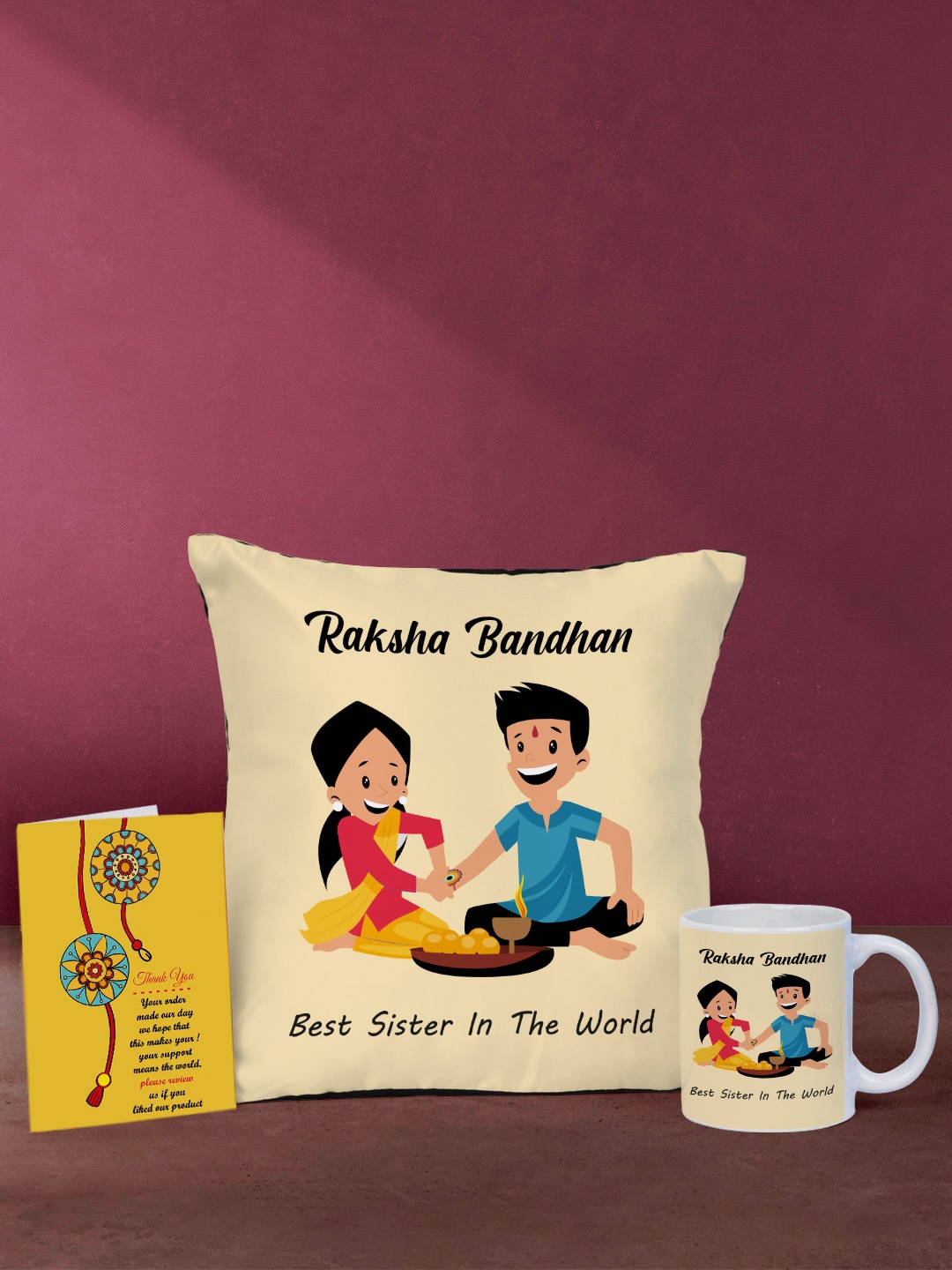 

Crazy Corner Off White Raksha Bandhan Home Gift Set