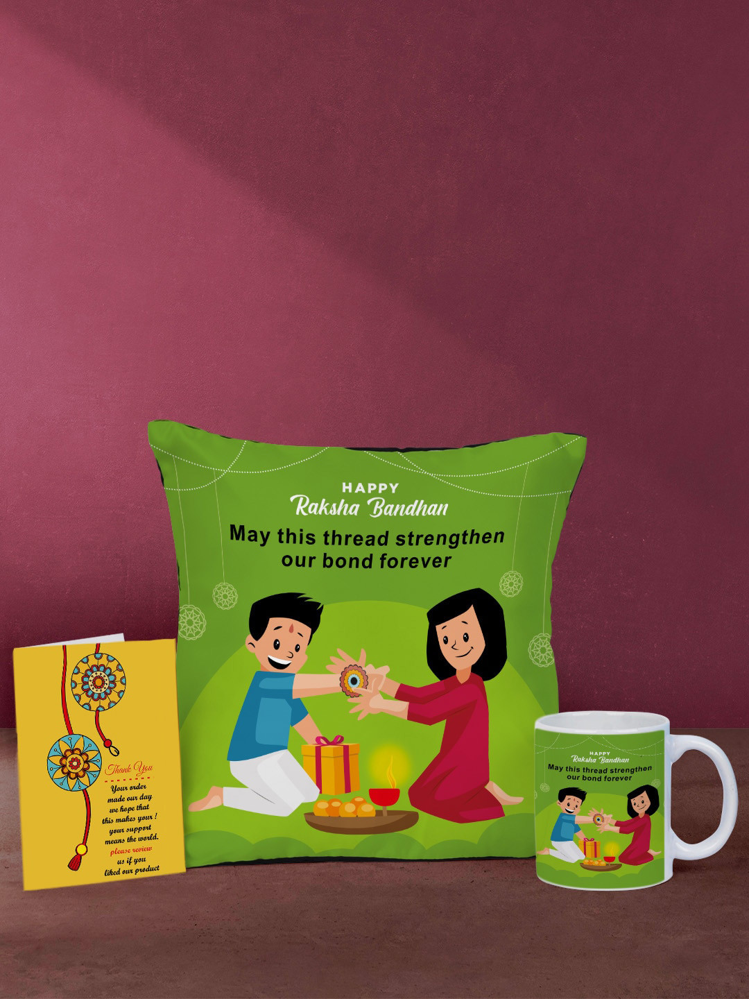 

Crazy Corner Rakshabandhan Gift Set, Green