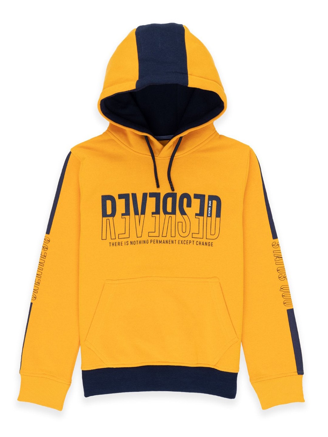 

Status Quo Boys Yellow Printed Sweatshirt