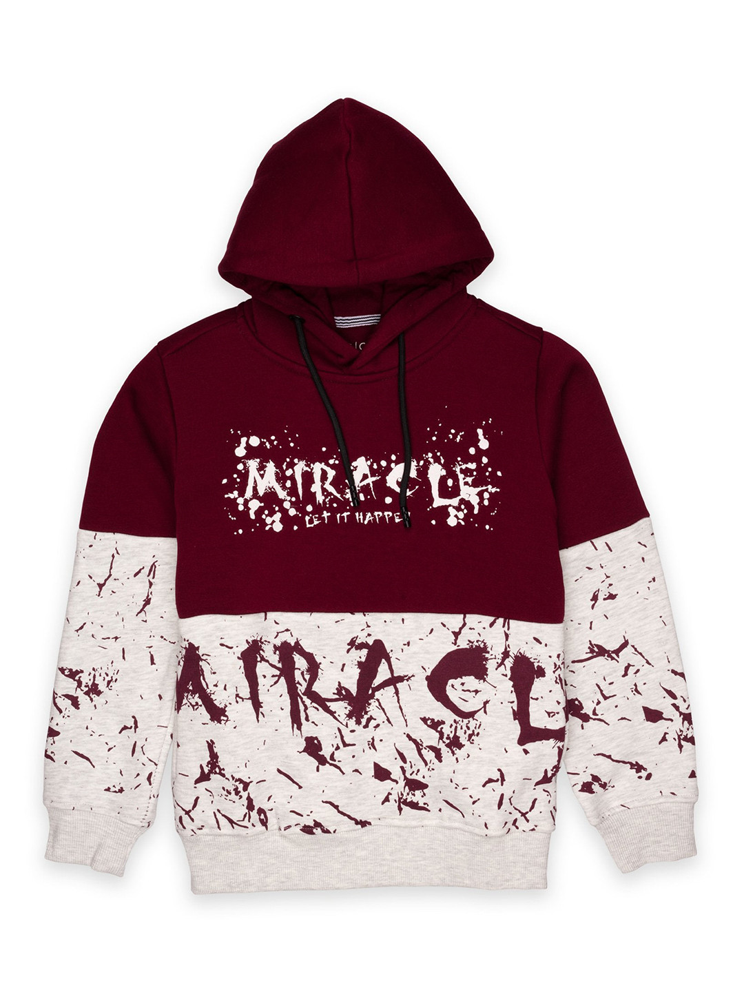 

Status Quo Boys Maroon Printed Sweatshirt