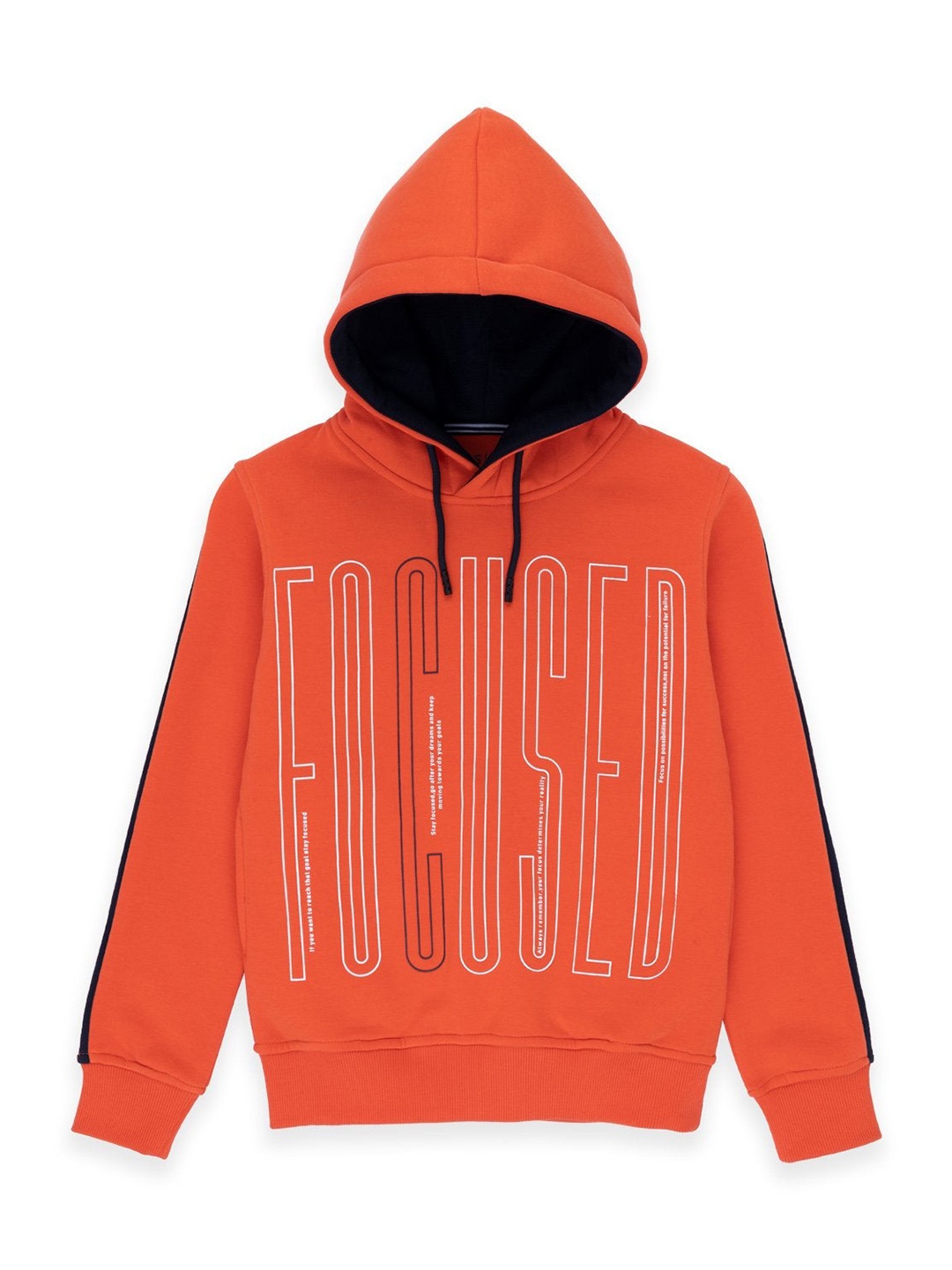 

Status Quo Boys Orange Printed Sweatshirt