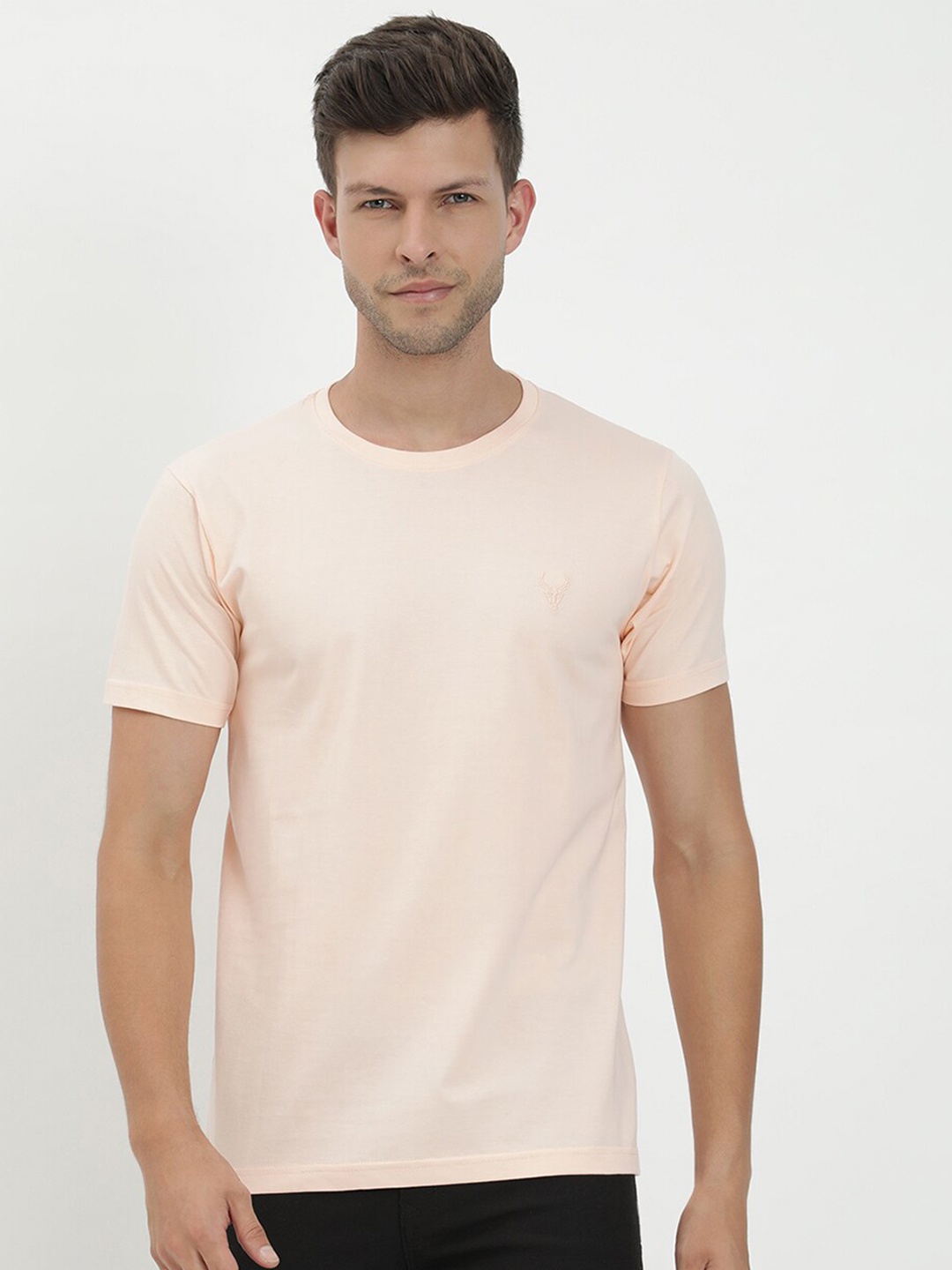 

V2 Value & Variety Men Pink & pastel parchment T-shirt