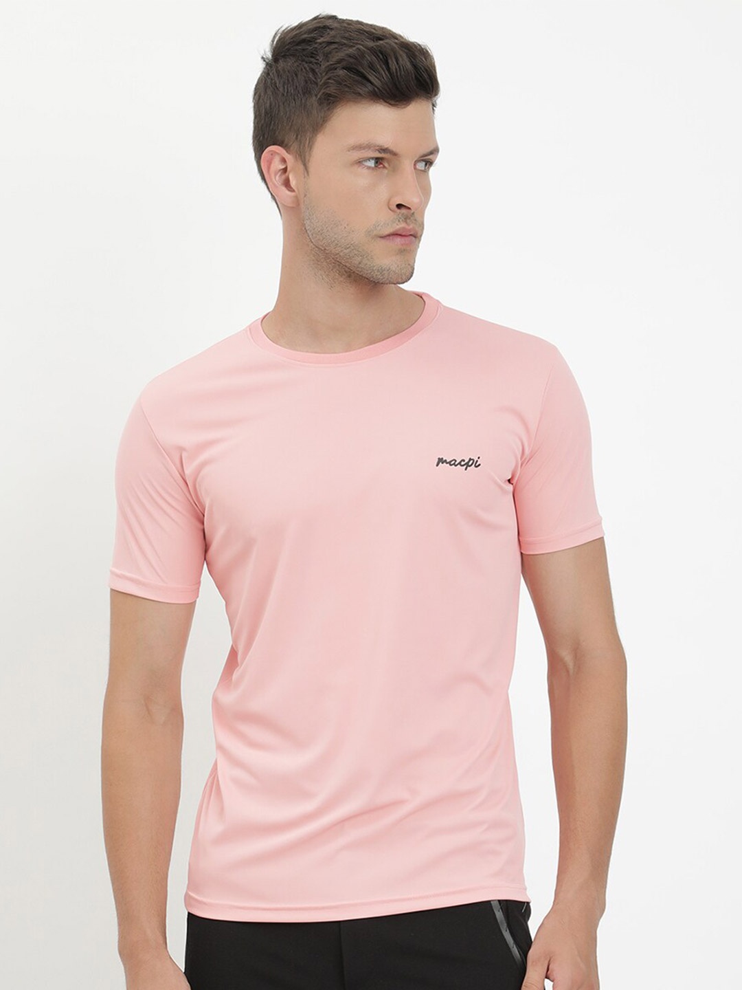 

V2 Value & Variety Men Pink & lotus T-shirt