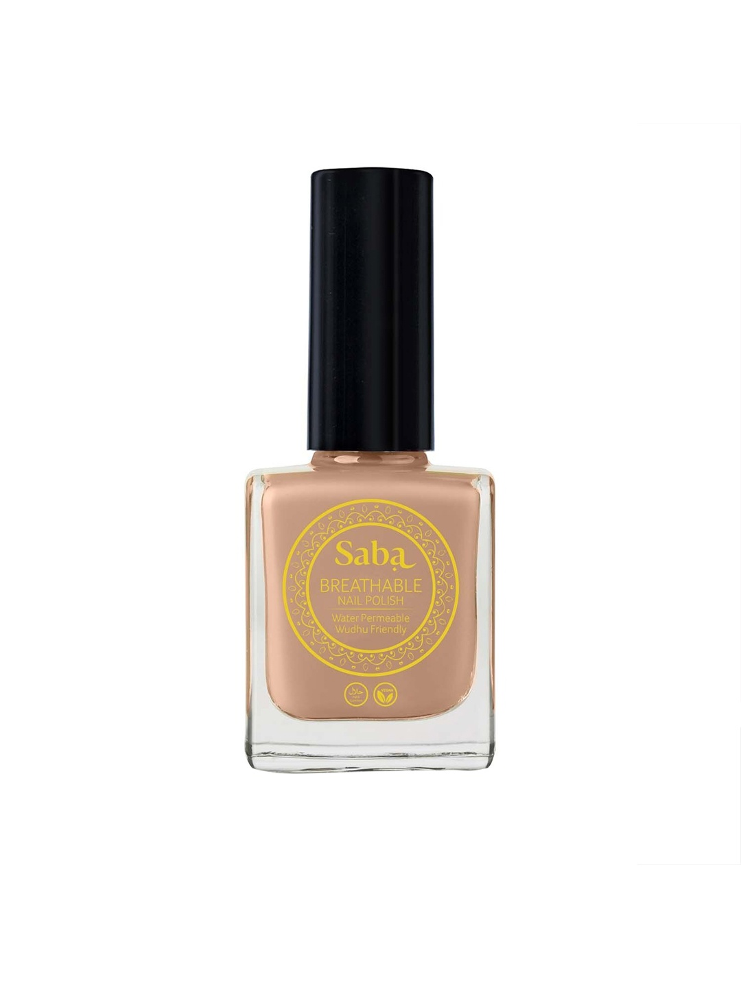 

Saba Breathable Nail Paint - Peach Play 12 ml, Cream