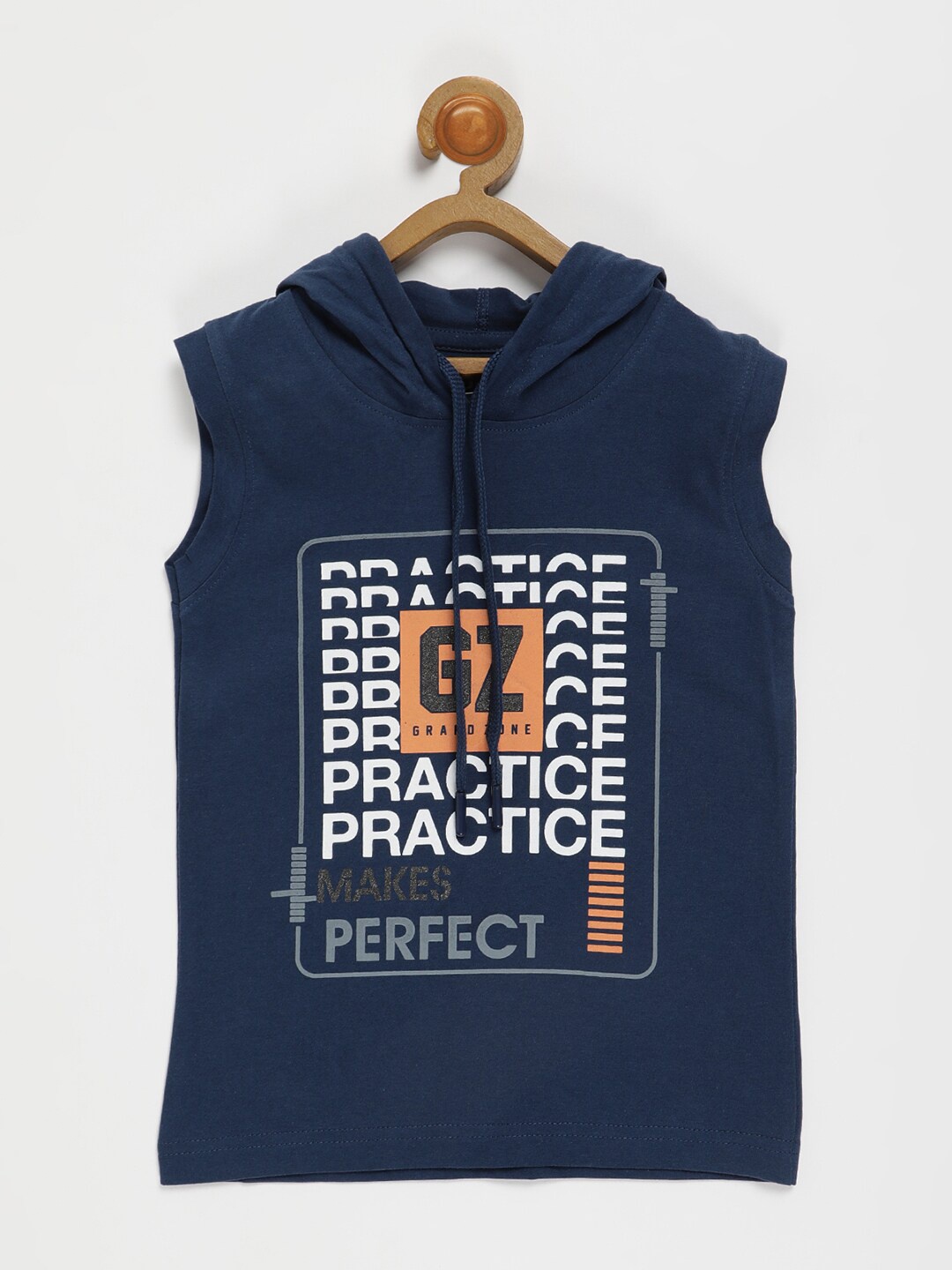 

V2 Value & Variety Boys Navy Blue High Neck T-shirt
