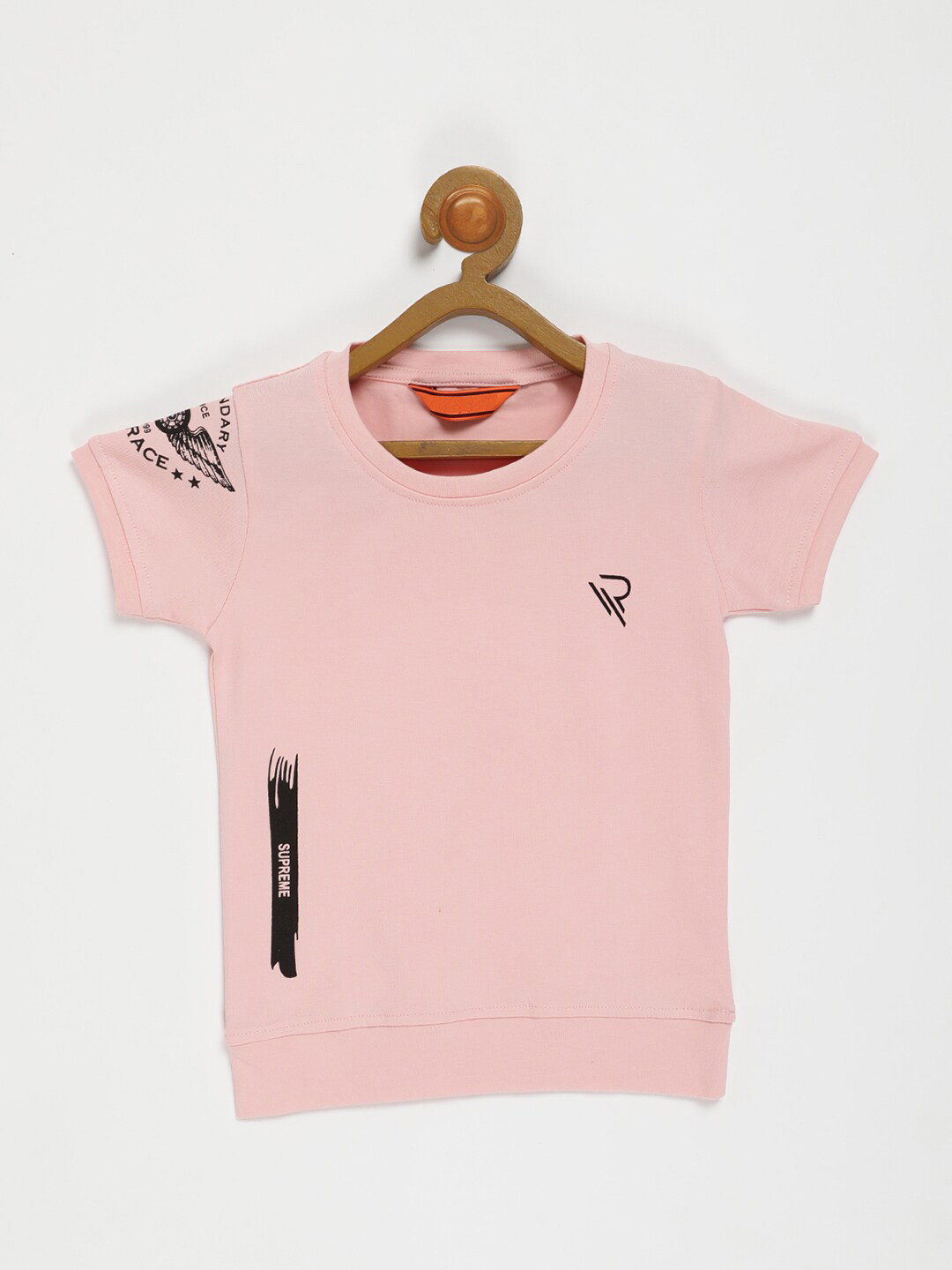 

V2 Value & Variety Boys Peach-Coloured High Neck T-shirt