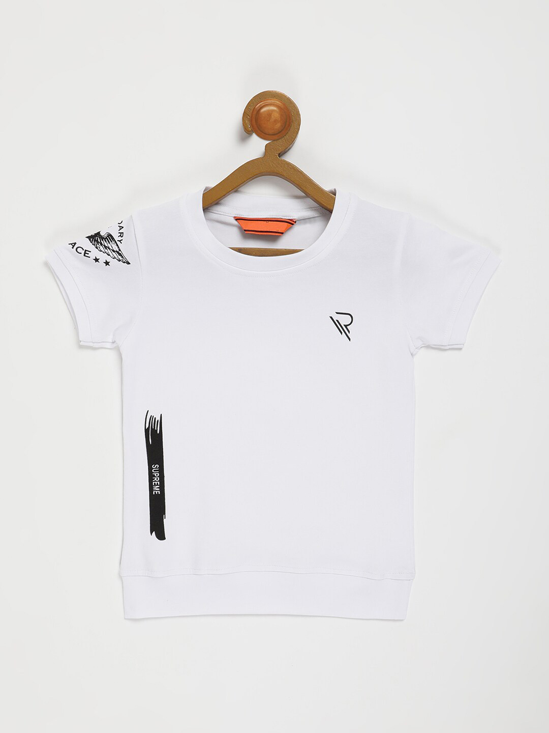 

V2 Value & Variety Boys White V-Neck T-shirt