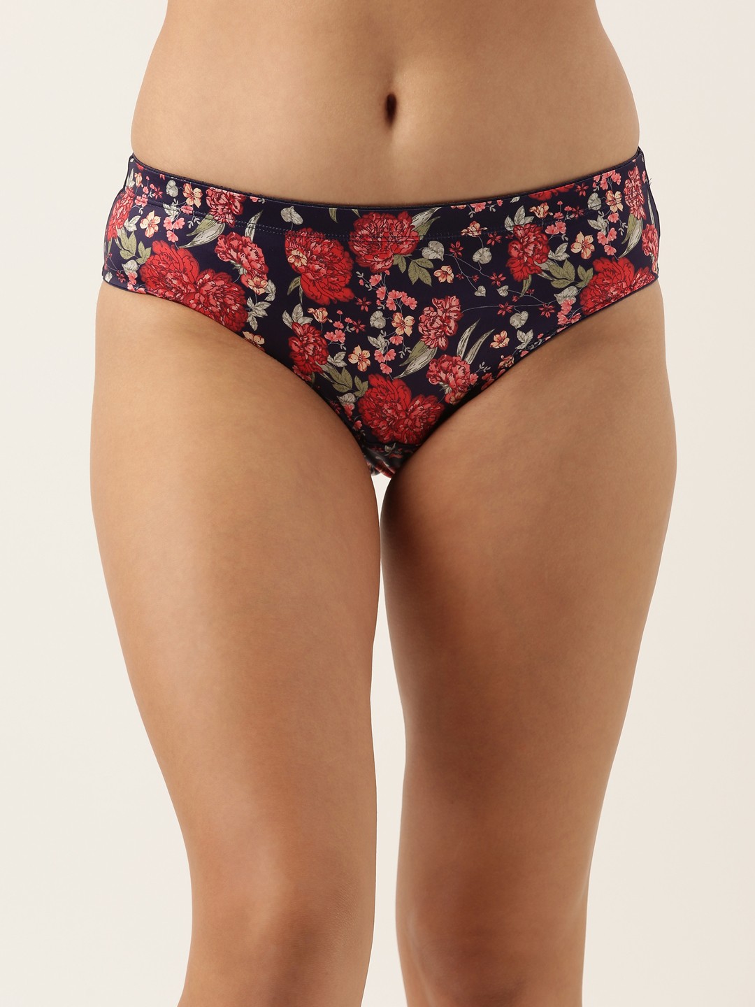 

Enamor Women Blue Floral Hipster Briefs P174