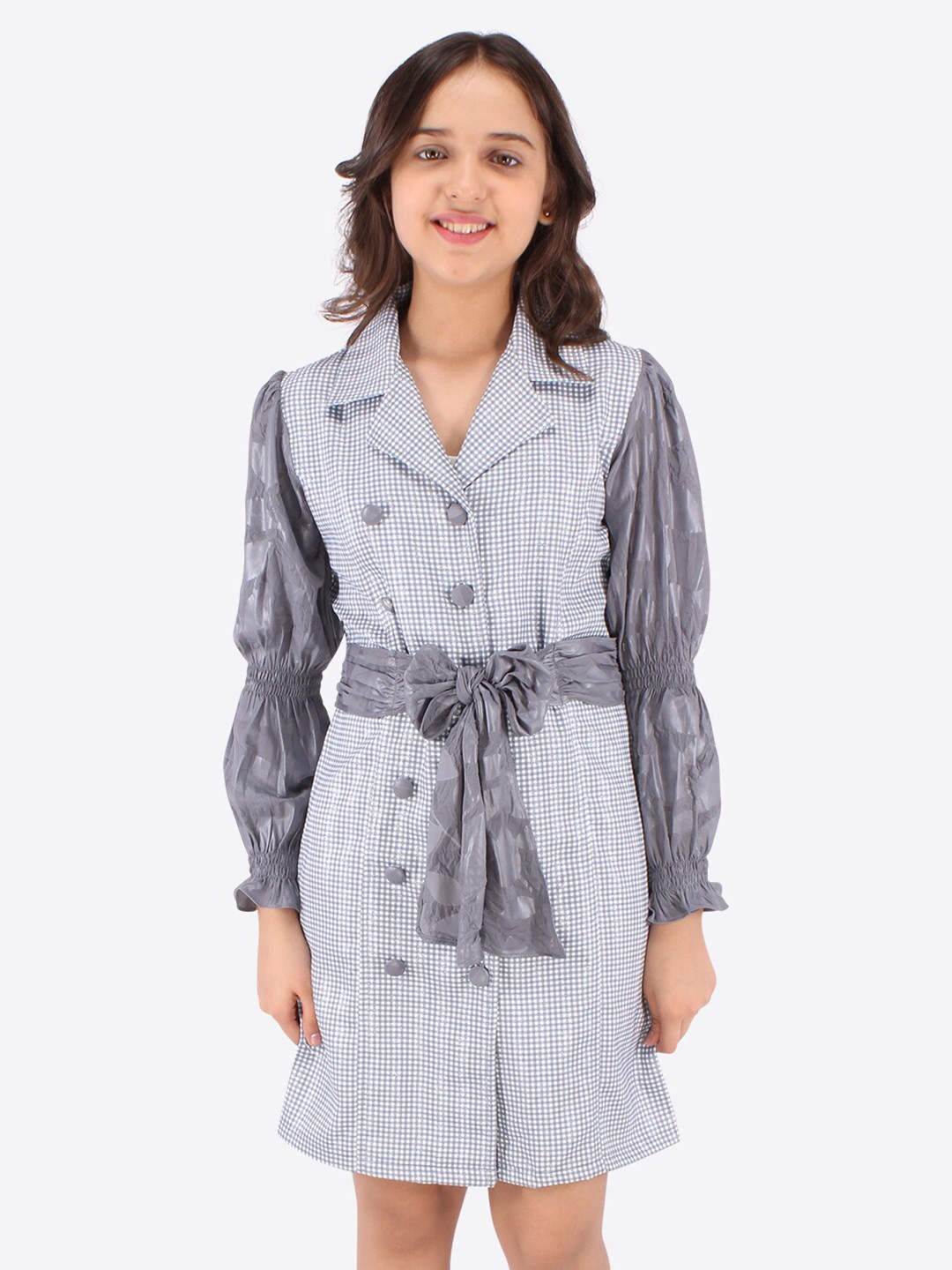 

CUTECUMBER Grey Shirt Dress