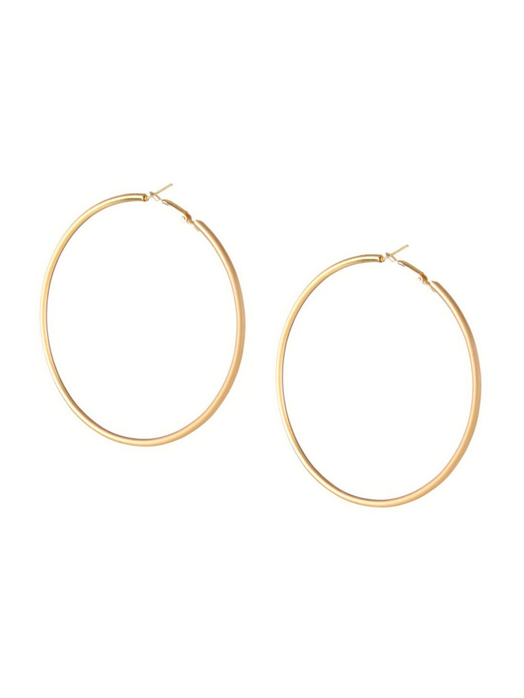 

Mali Fionna Gold-Toned Contemporary Hoop Earrings