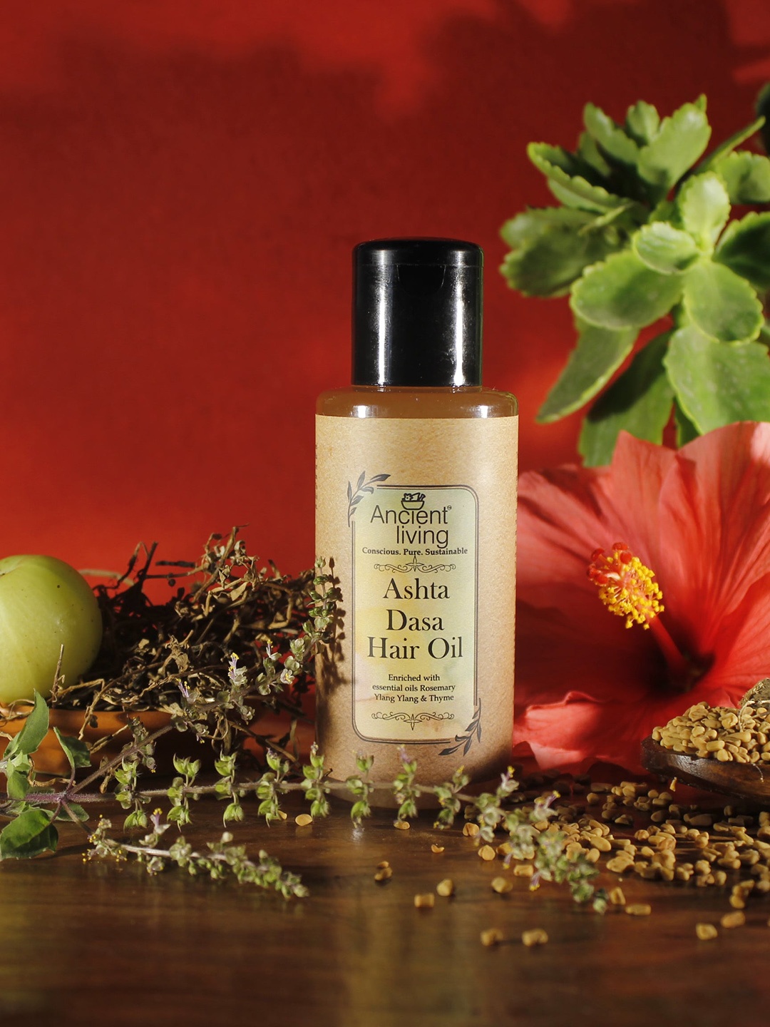 

Ancient Living Products Pvt Ltd Ashta Dasa Hair Oil with Rosemary - 100 ml, Cream