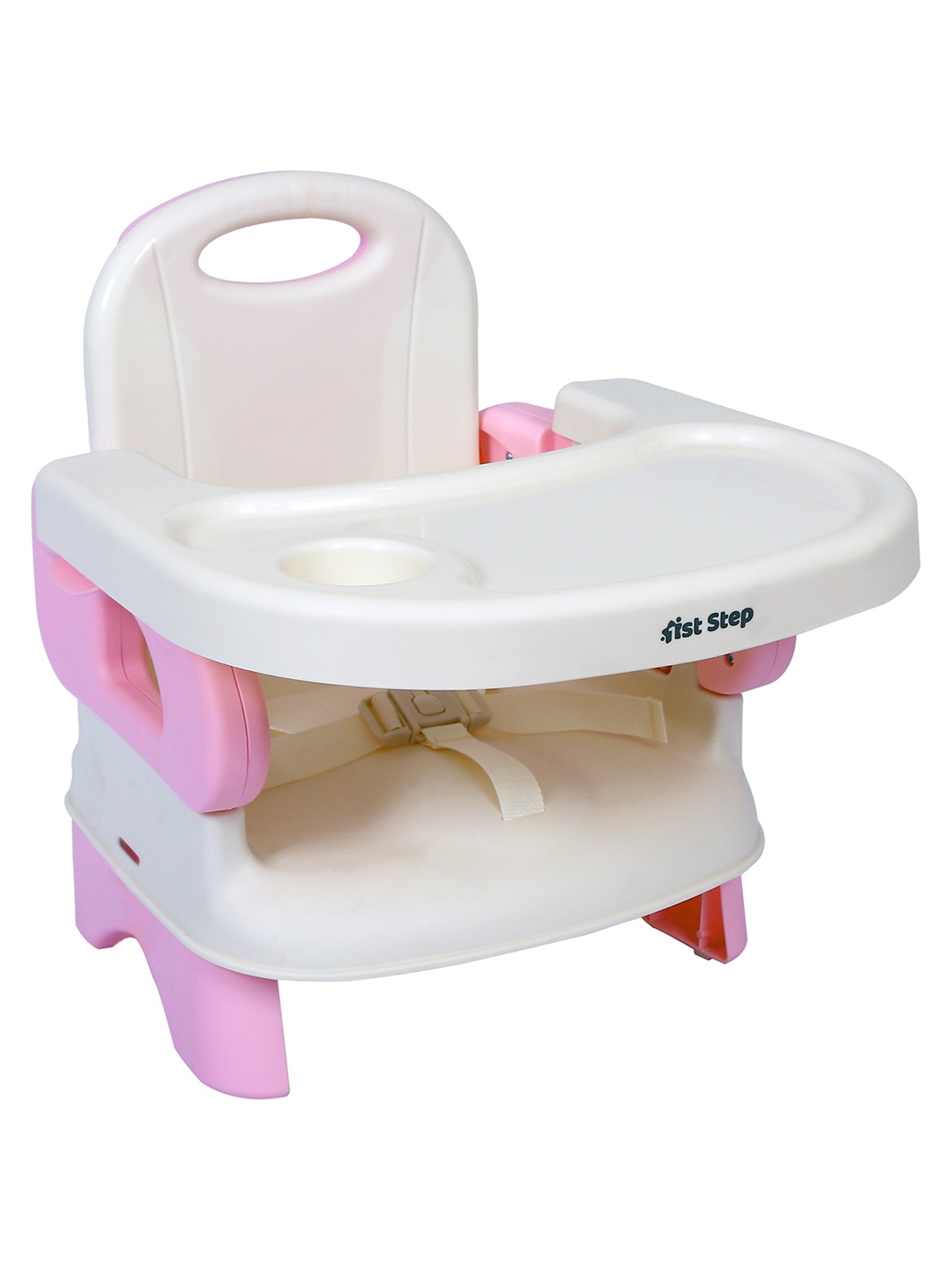 

1st Step Infant Pink & White High Chair Feeding Seat