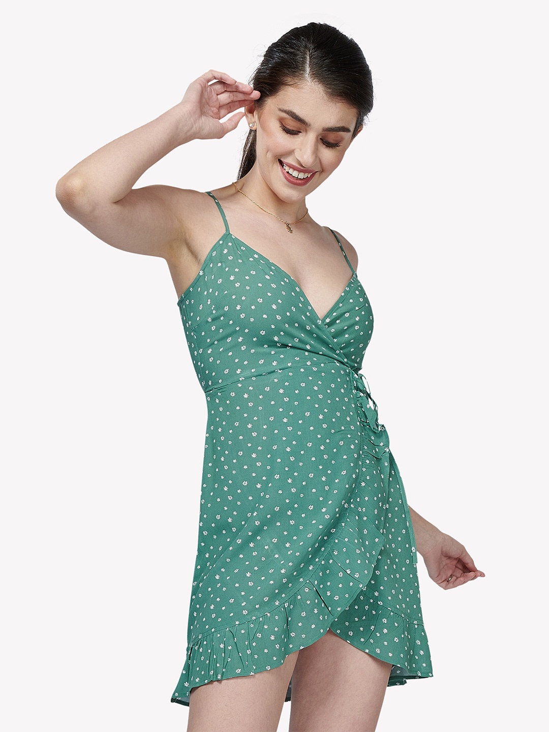 

VASTRADO Green Dress