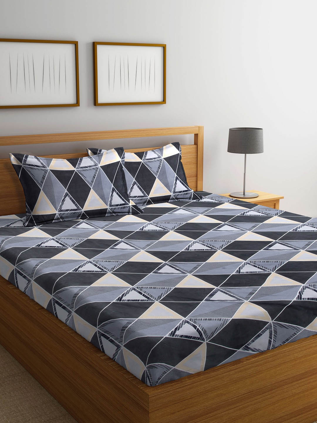 

Arrabi Unisex Grey Bedsheets